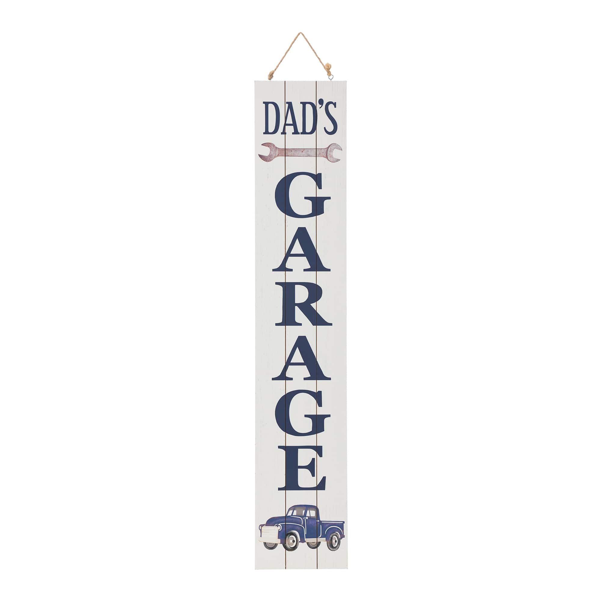 Glitzhome&#xAE; 3.5ft. Double Sided Wooden Porch Sign Mother&#x27;s Day &#x26; Father&#x27;s Day