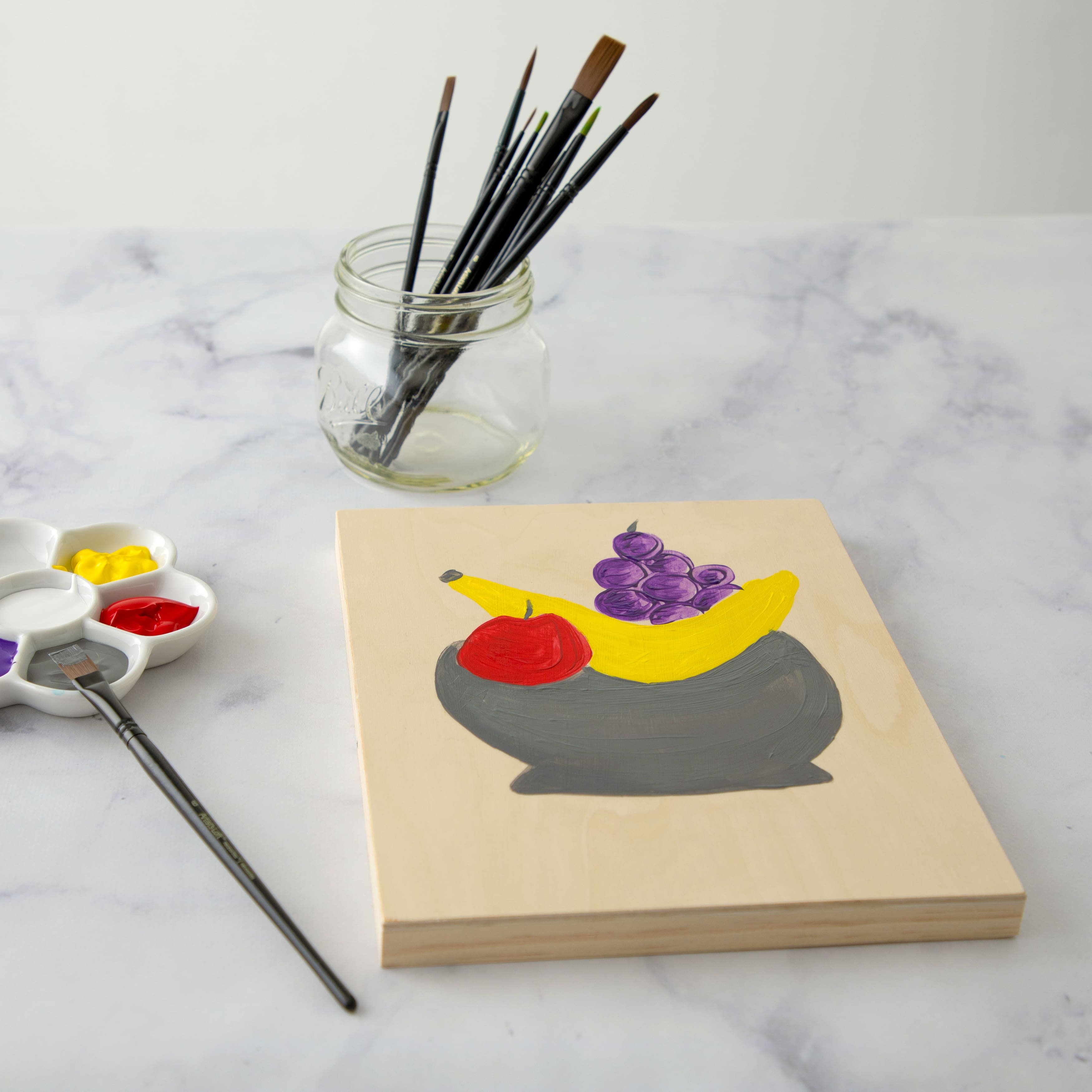 6 Packs: 5 ct. (30 total) 8" x 10" Cradled Wood Painting Panels by Artist's Loft™ Necessities™