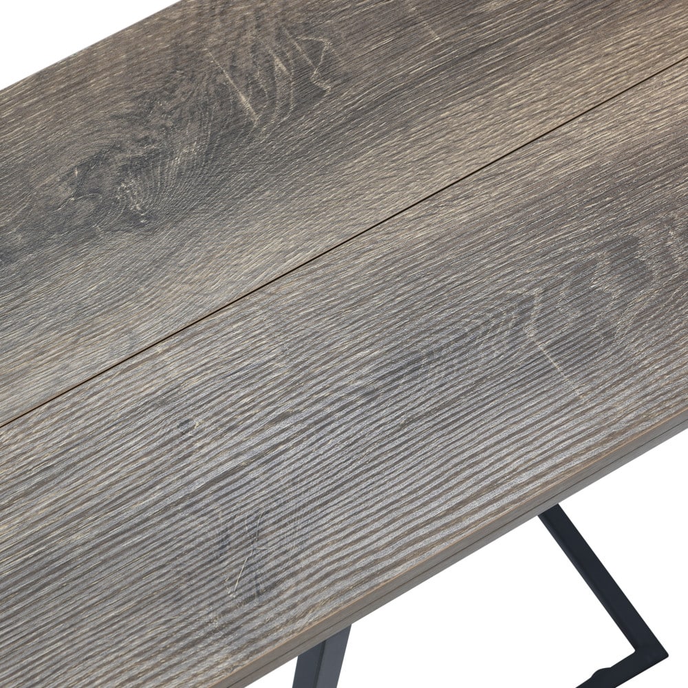 Household Essentials Jamestown Extendable C-Shaped End Table