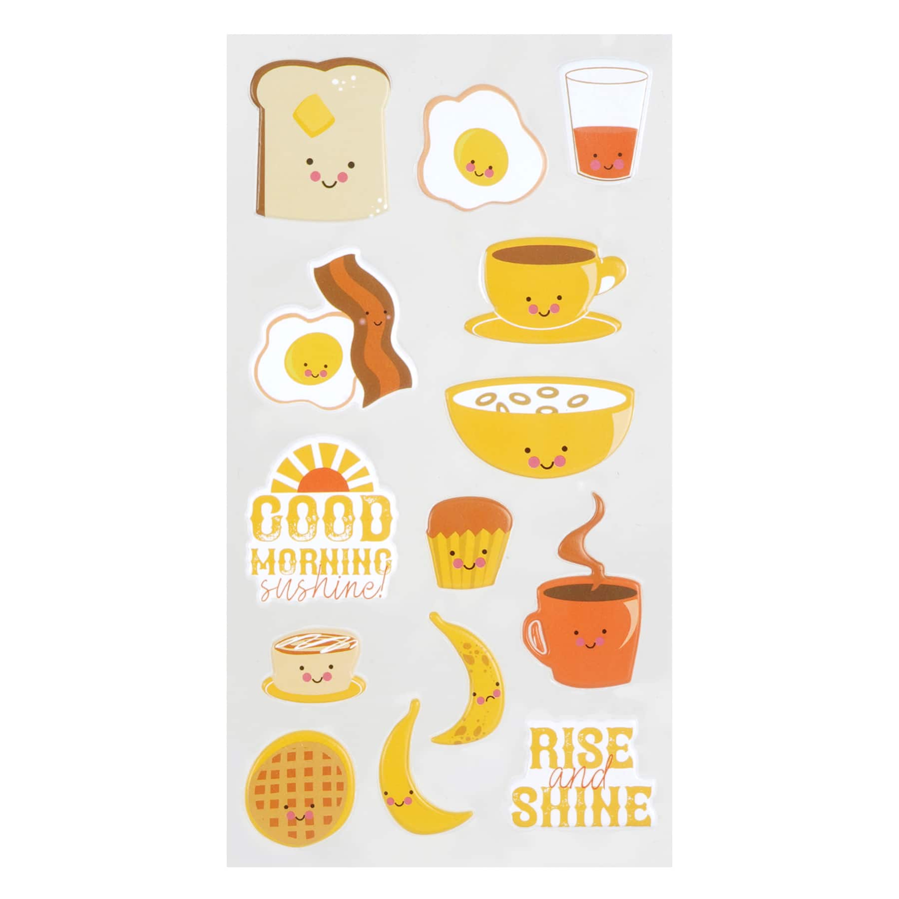 Breakfast Food Puffy Stickers by Recollections™