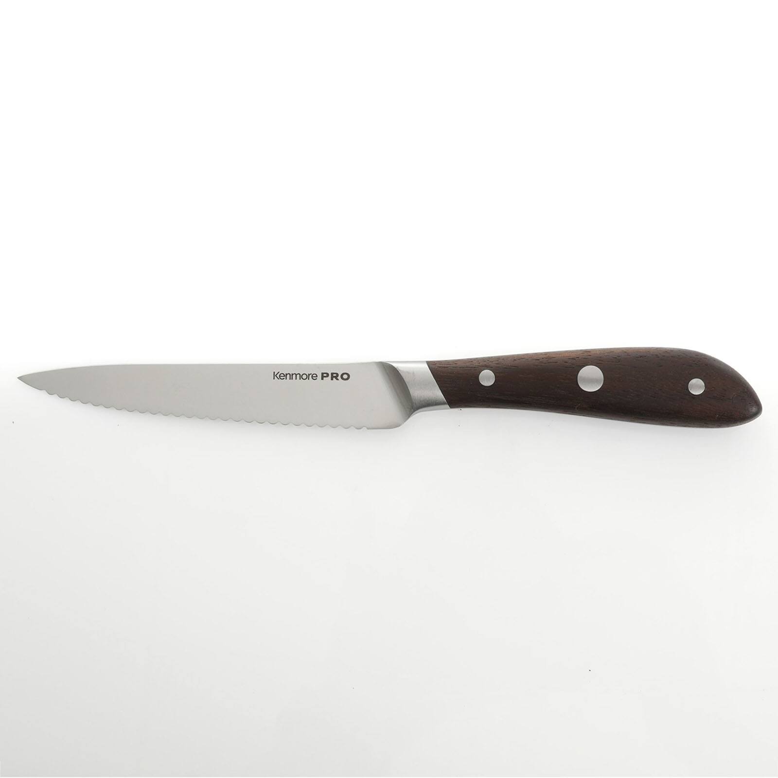 Kenmore® Pro Truman 6-Piece High Carbon Stainless Steel Cutlery Set with Wood Handles