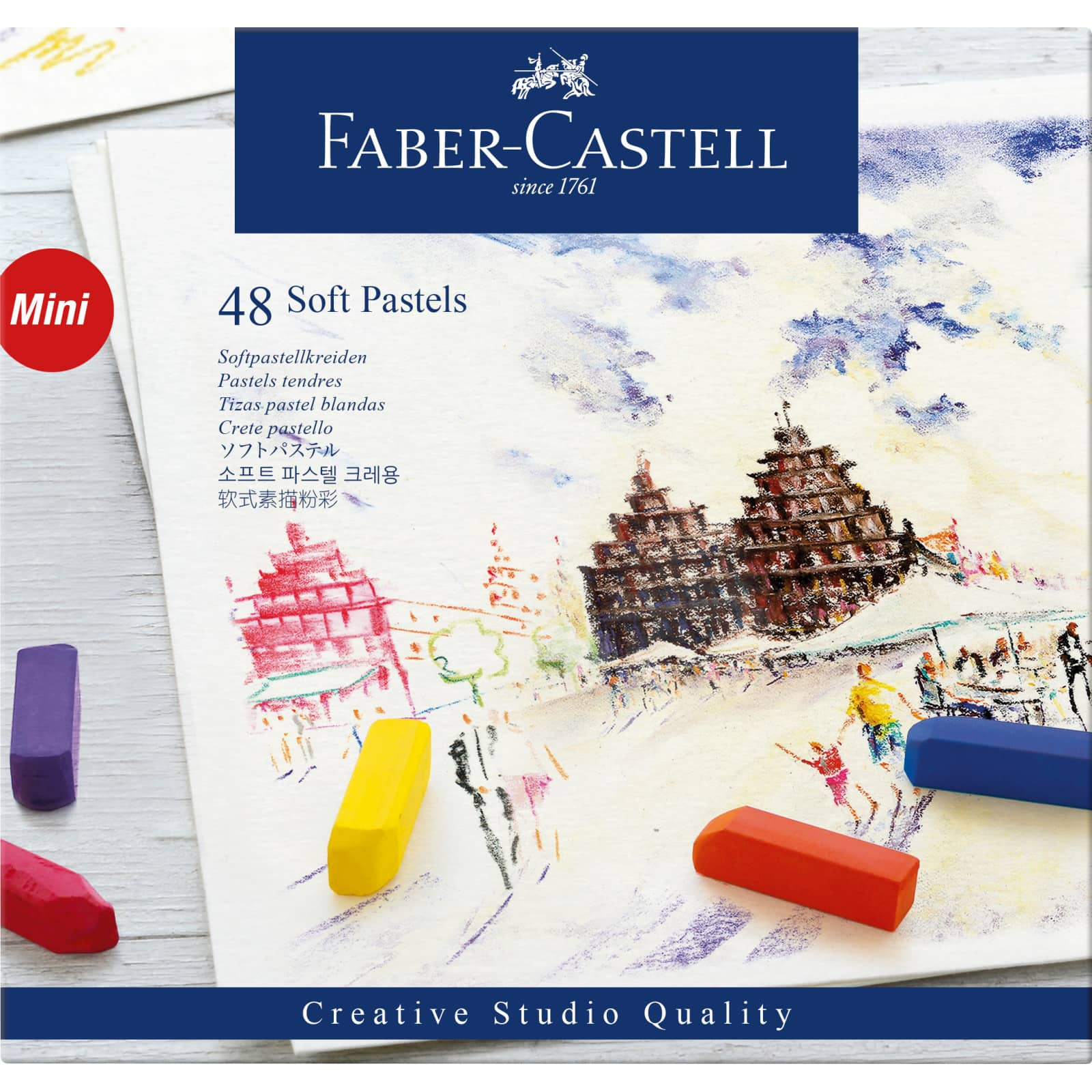 Faber-Castell&#xAE; Creative Studio 48 Color Soft Pastel Set