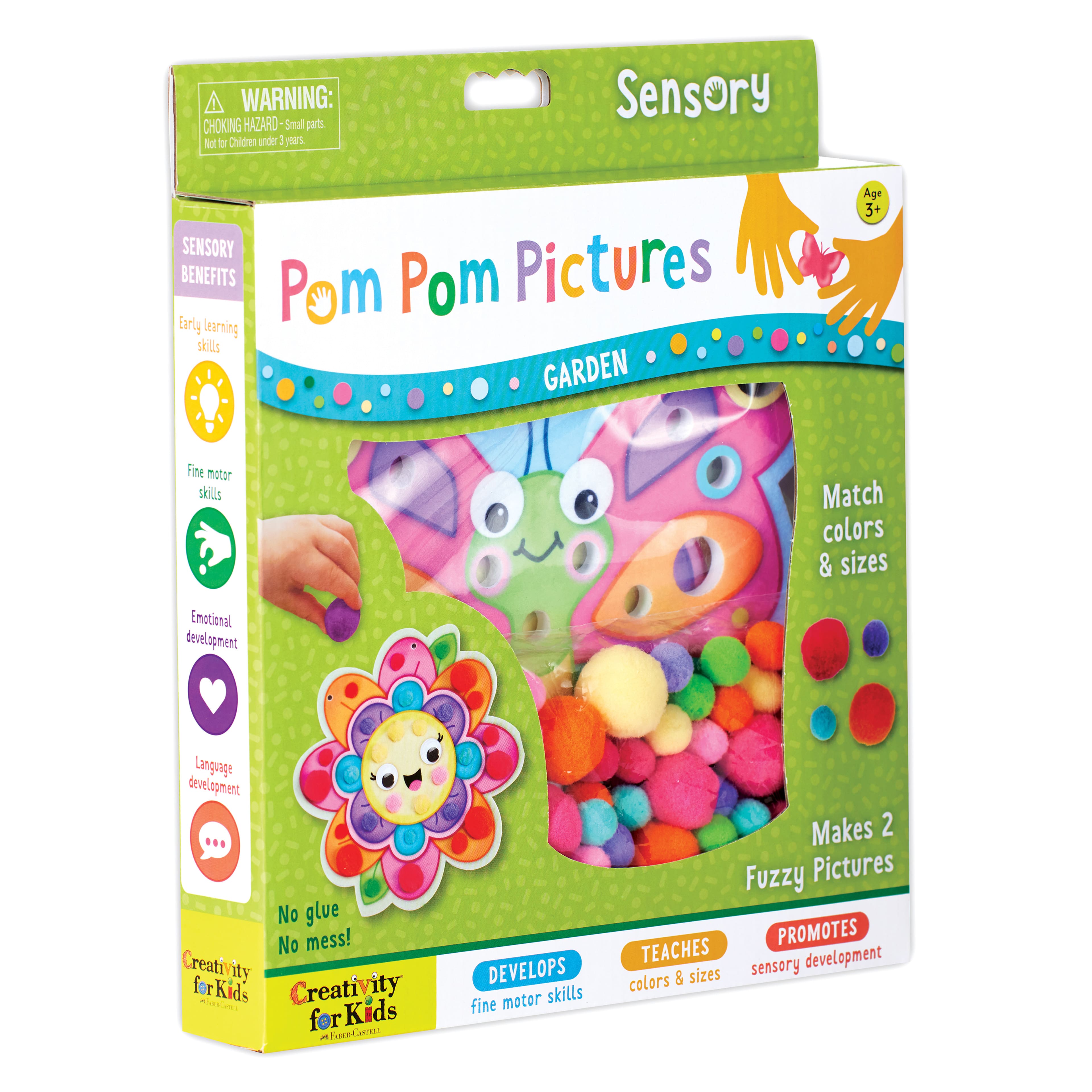 6 Pack: Creativity for Kids&#xAE; Garden Pom Pom Pictures Kit