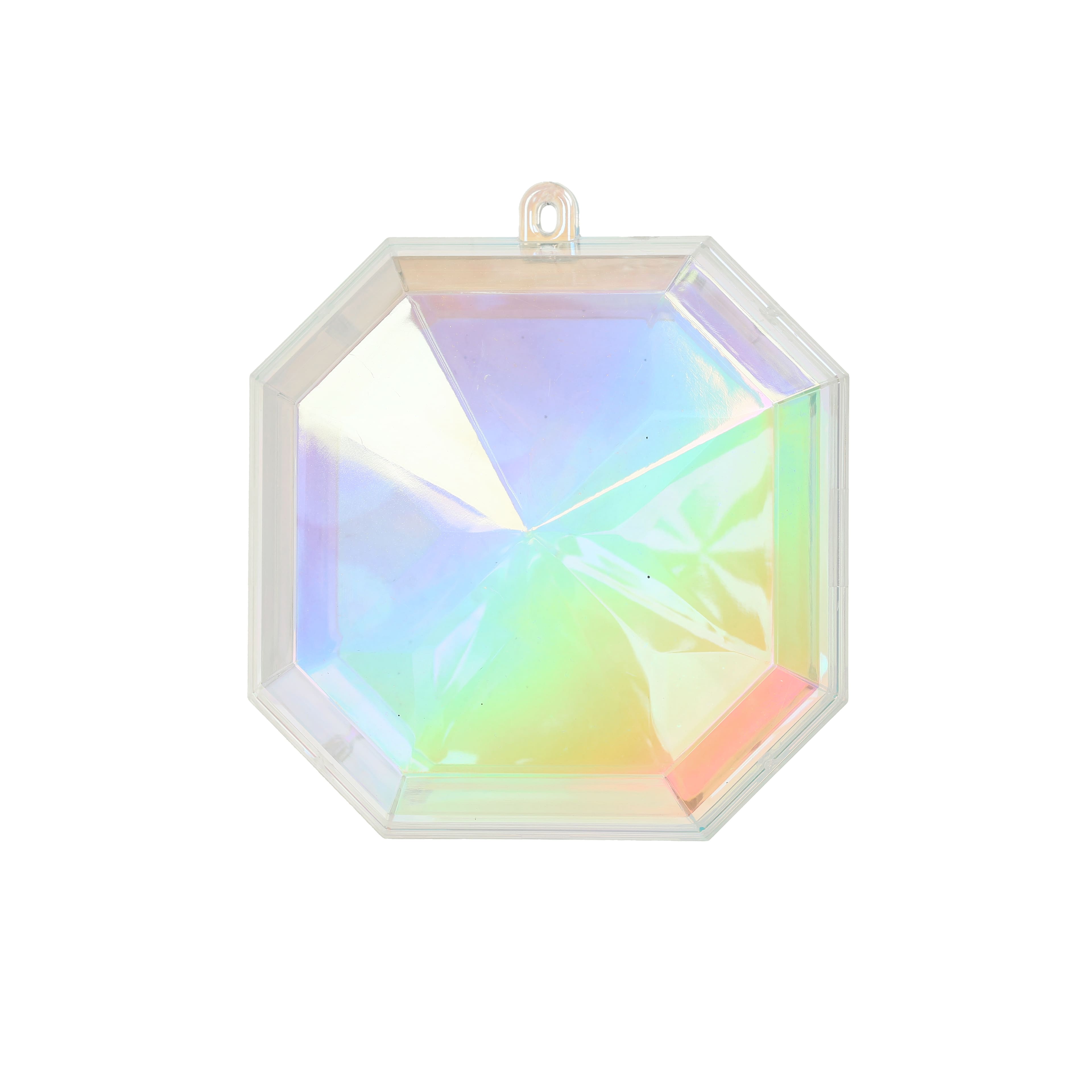 4.25&#x22; DIY Iridescent Plastic Ornaments, 3ct. by Make Market&#xAE;