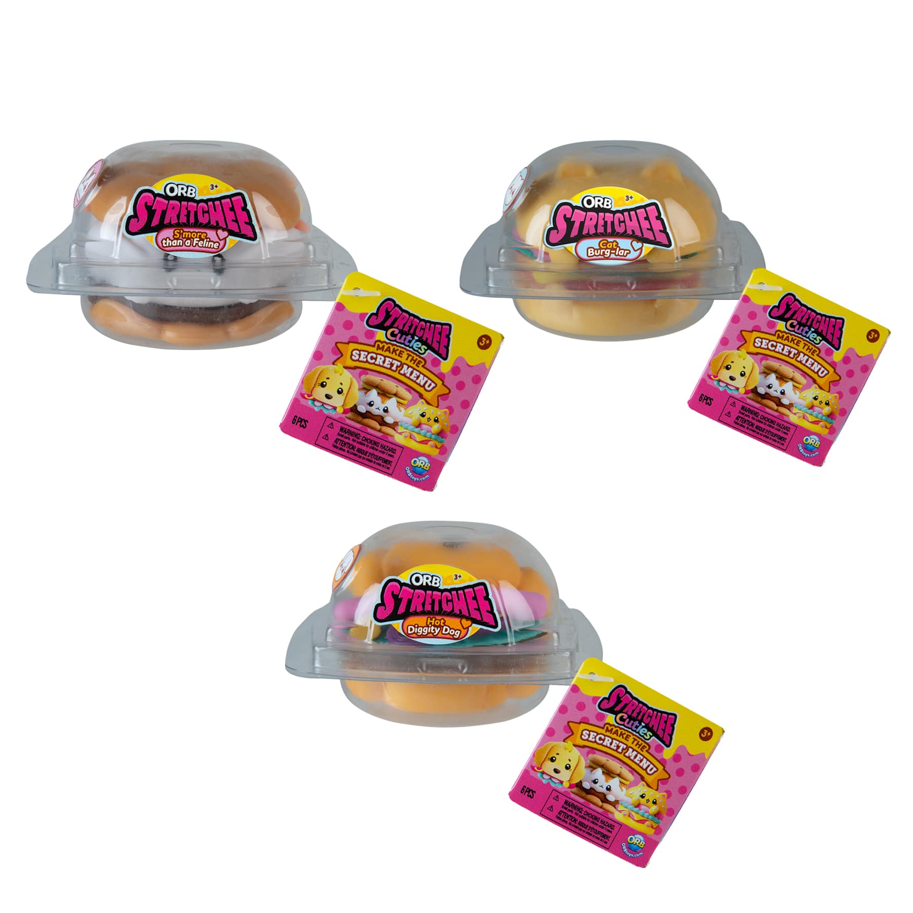 Assorted Orb™ Stretchee Cuties Secret Menu Squishy Toy, 1pc.