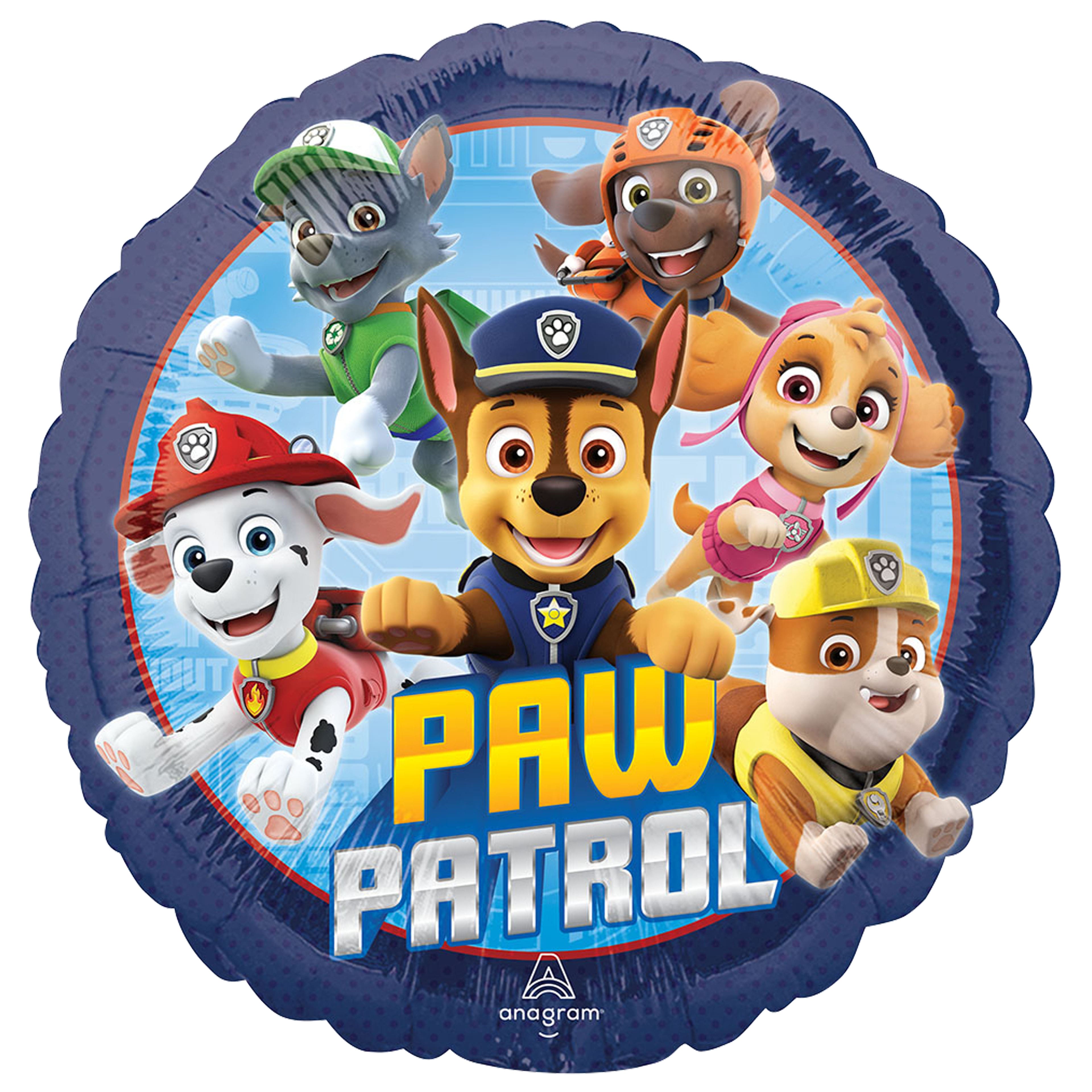 17" Paw Patrol Foil Balloon