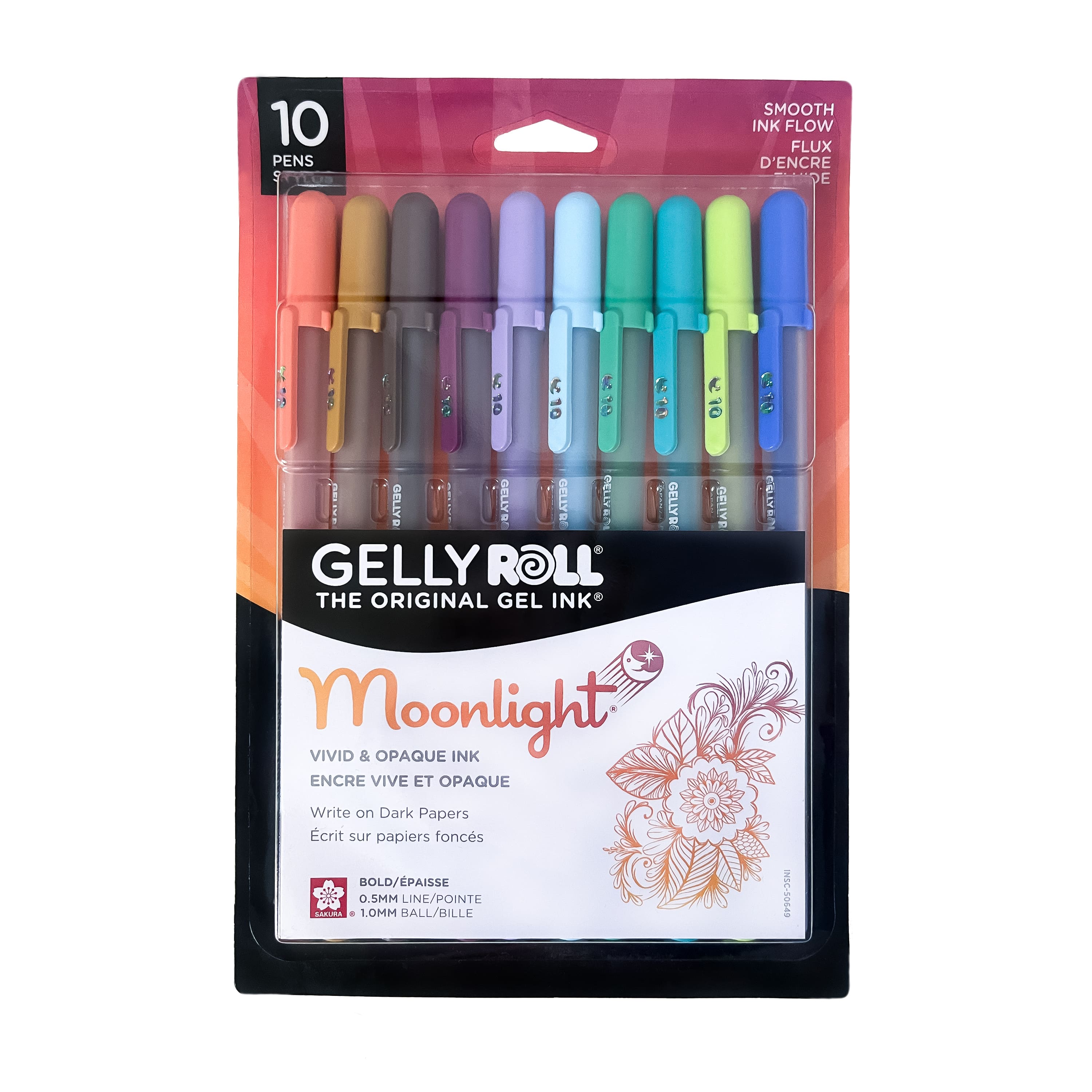 Gelly Roll&#xAE; Moonlight&#xAE; Bold Line 10 Color Twilight/Daylight Gel Pen Set