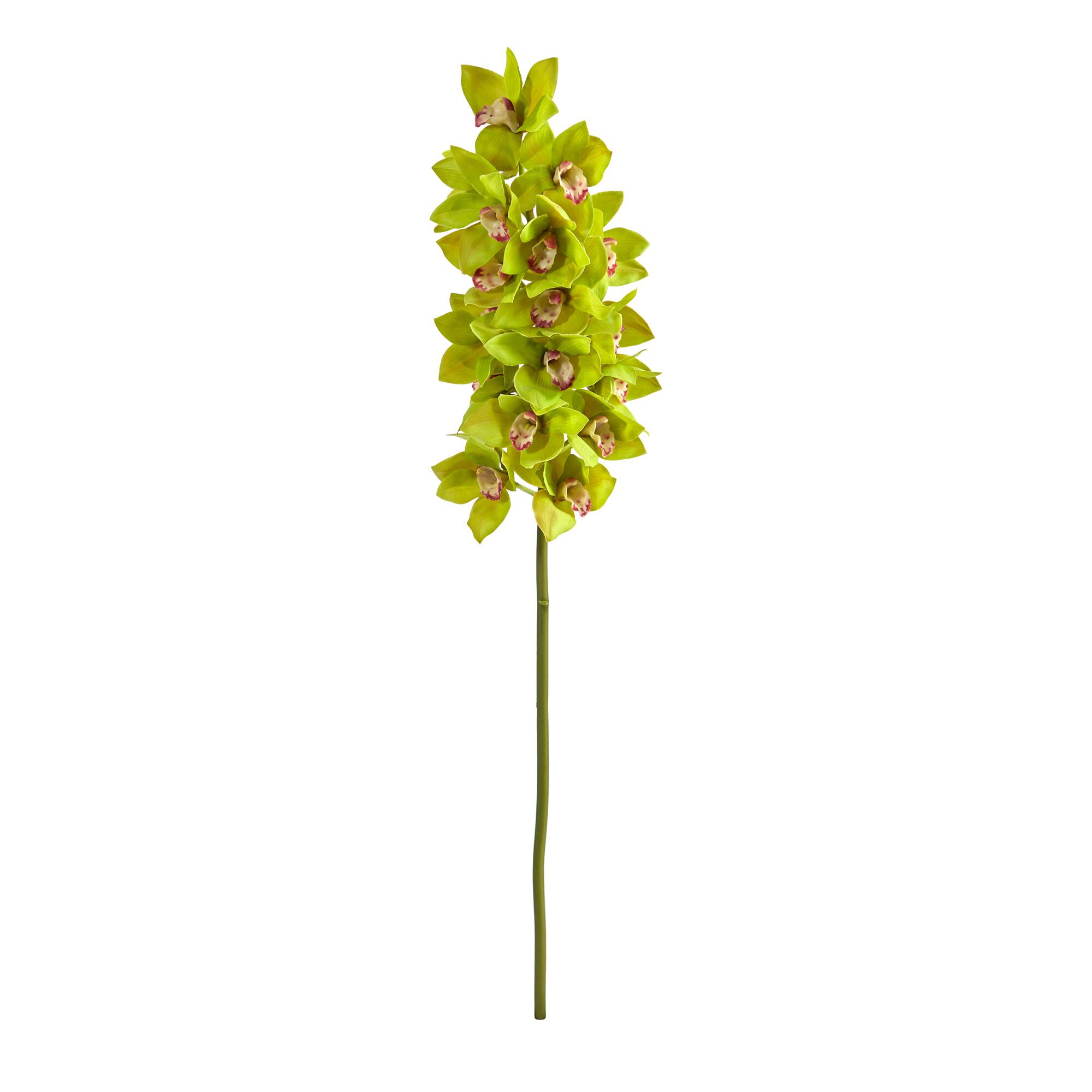 40&#x22; Cymbidium Orchid Artificial Flower (Set of 2)