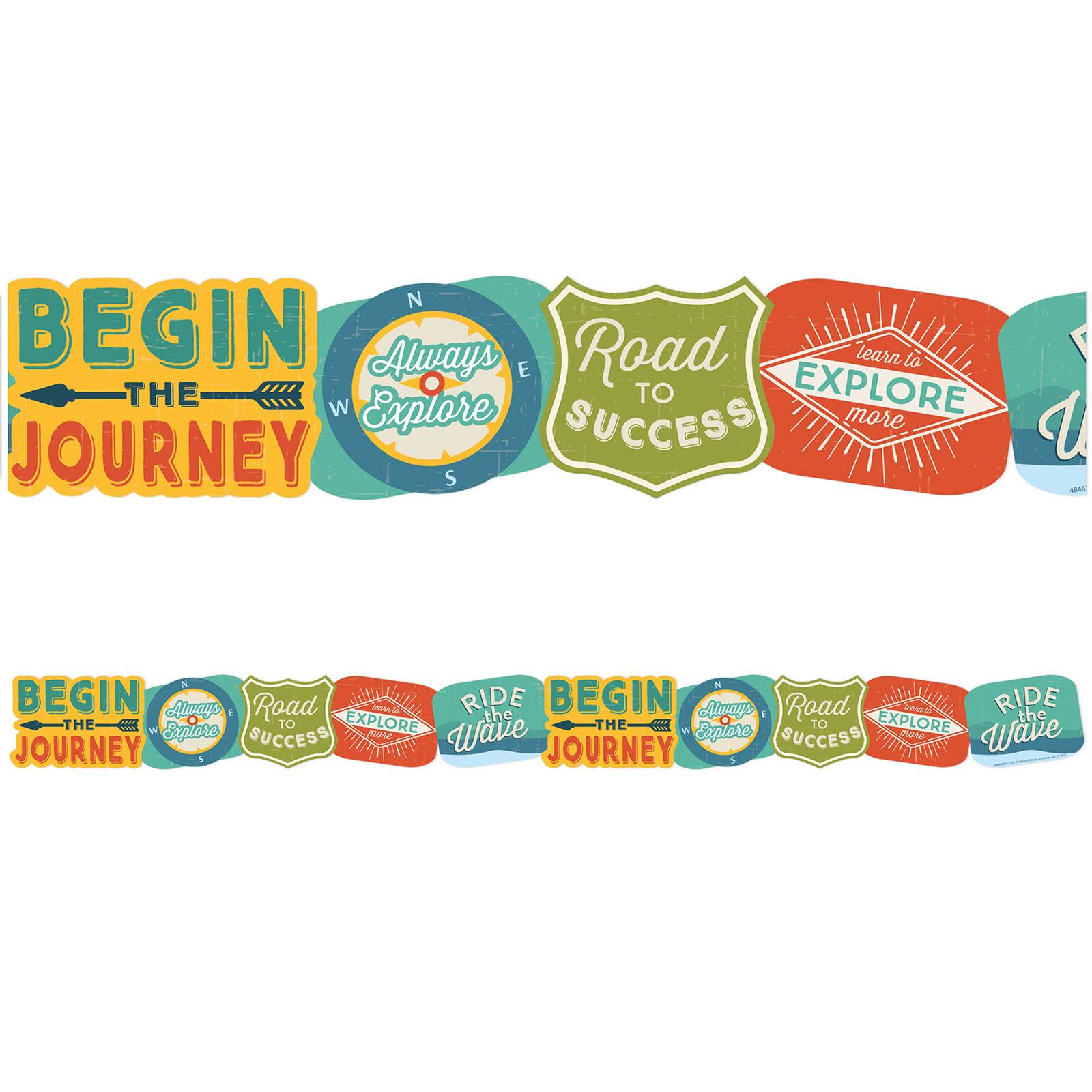 Eureka Adventurer Badges Extra Wide Deco Trim® Set