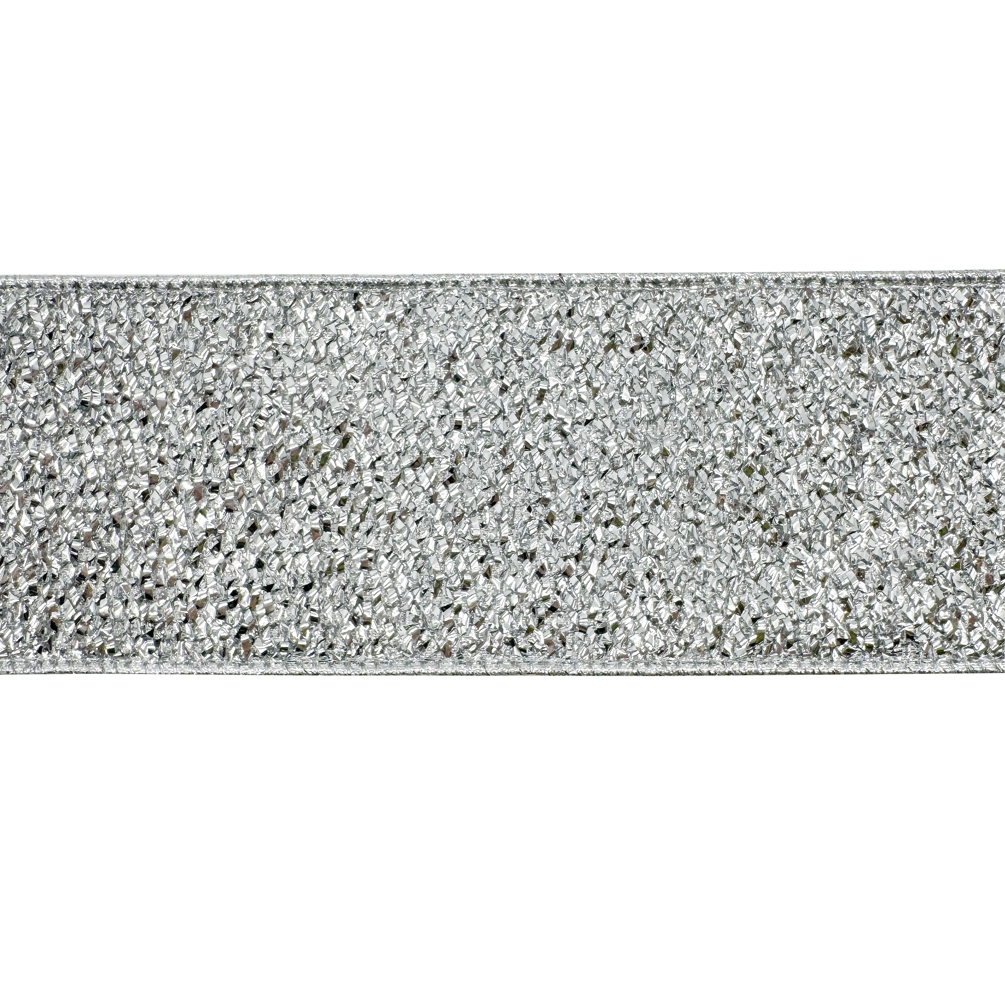 20.5" Silver Tinsel Tree Bow by Celebrate It®