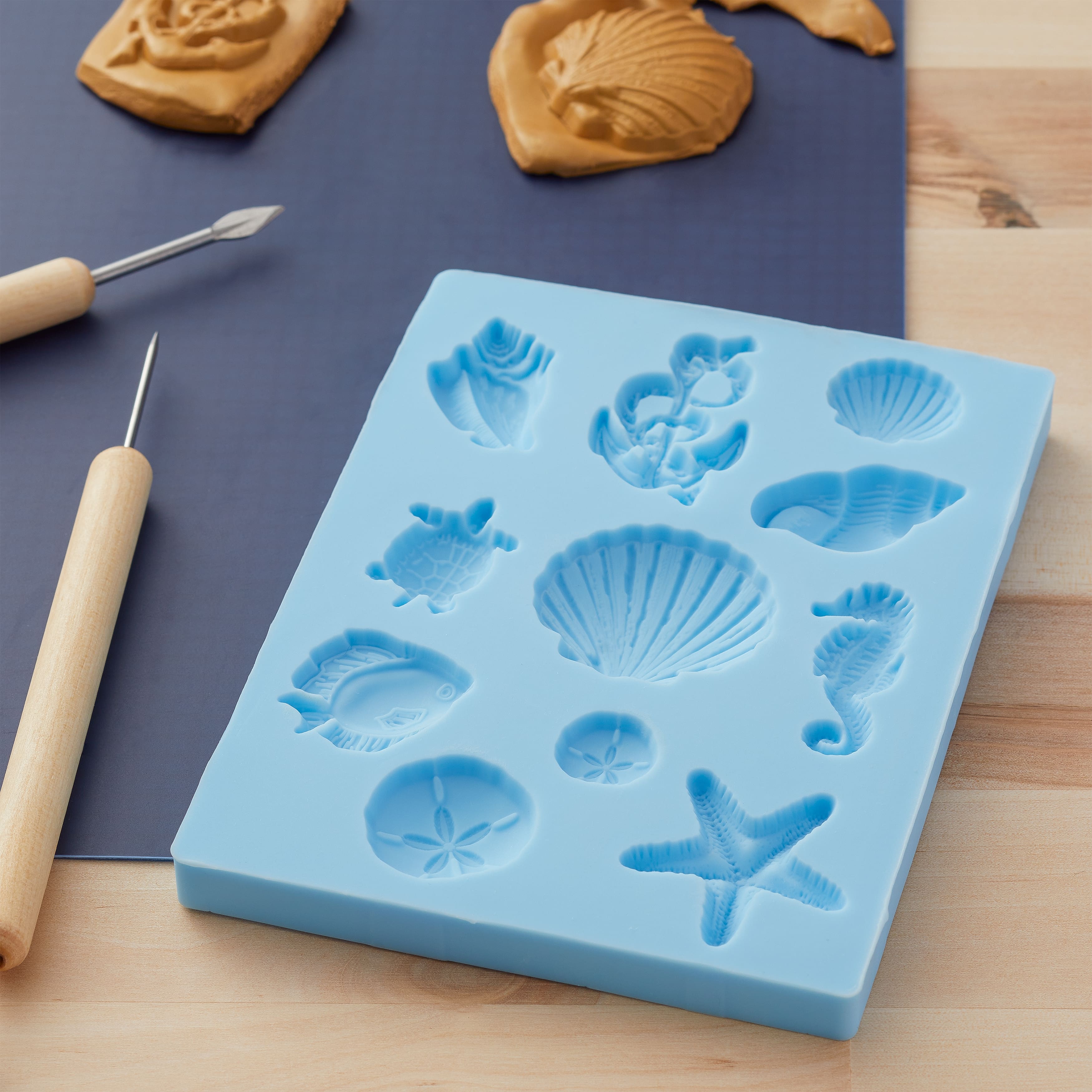 12 Pack: Sea Life Premium Push Mold by Craft Smart®