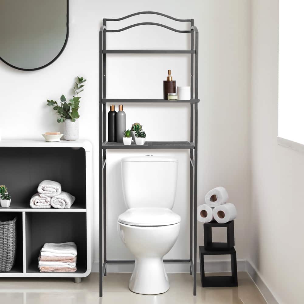 Household Essentials 3-Tier Metal Over the Toilet Shelf