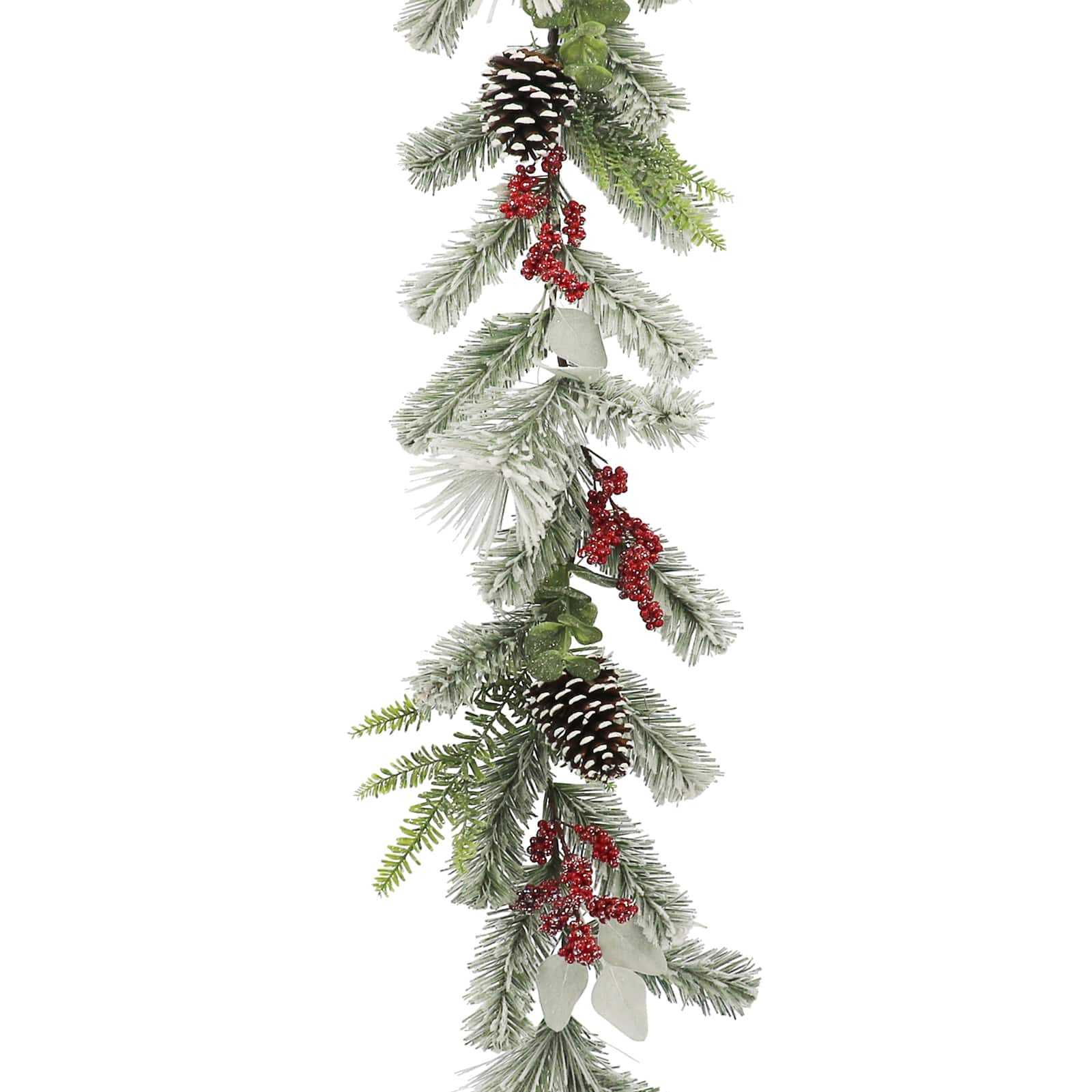 6ft. Snowy Red Berry &#x26; Pine Garland by Ashland&#xAE;