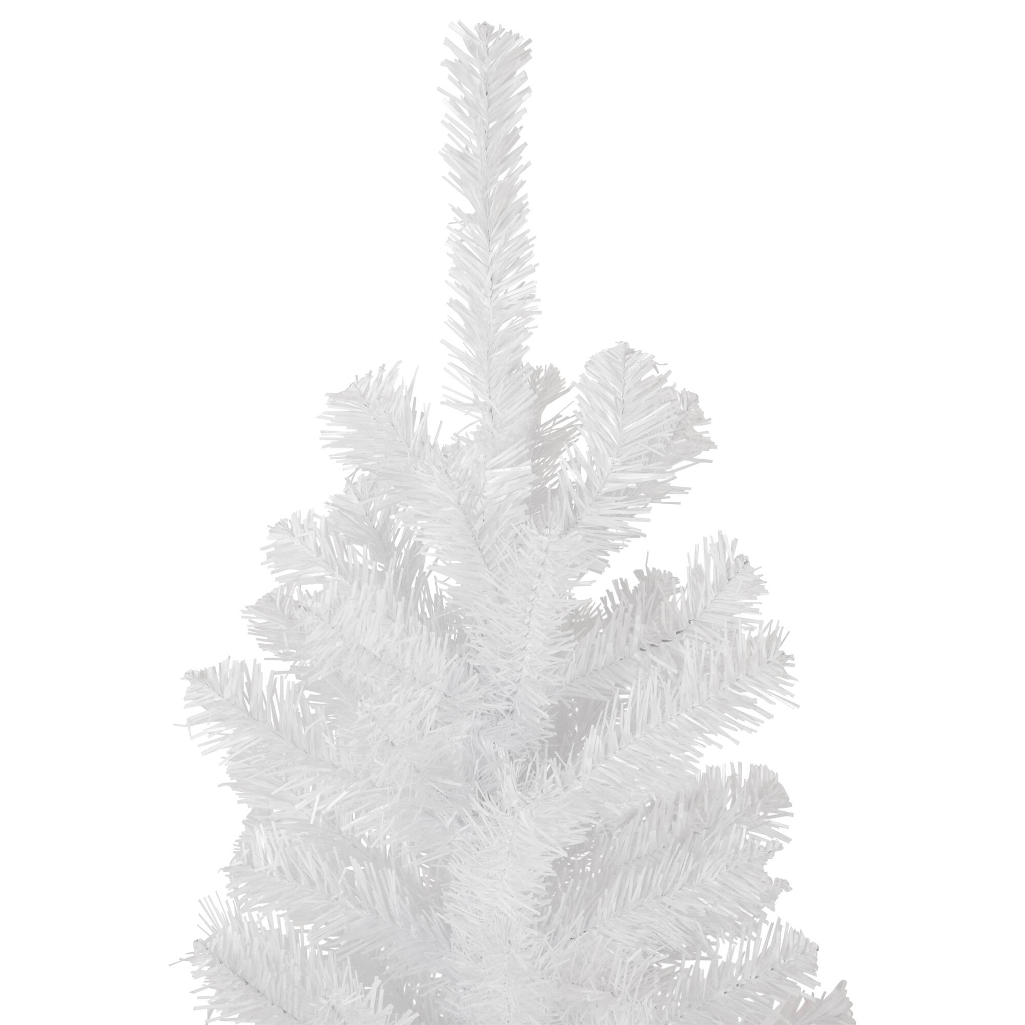 6.5ft. Unlit White Georgian Pine Slim Artificial Christmas Tree
