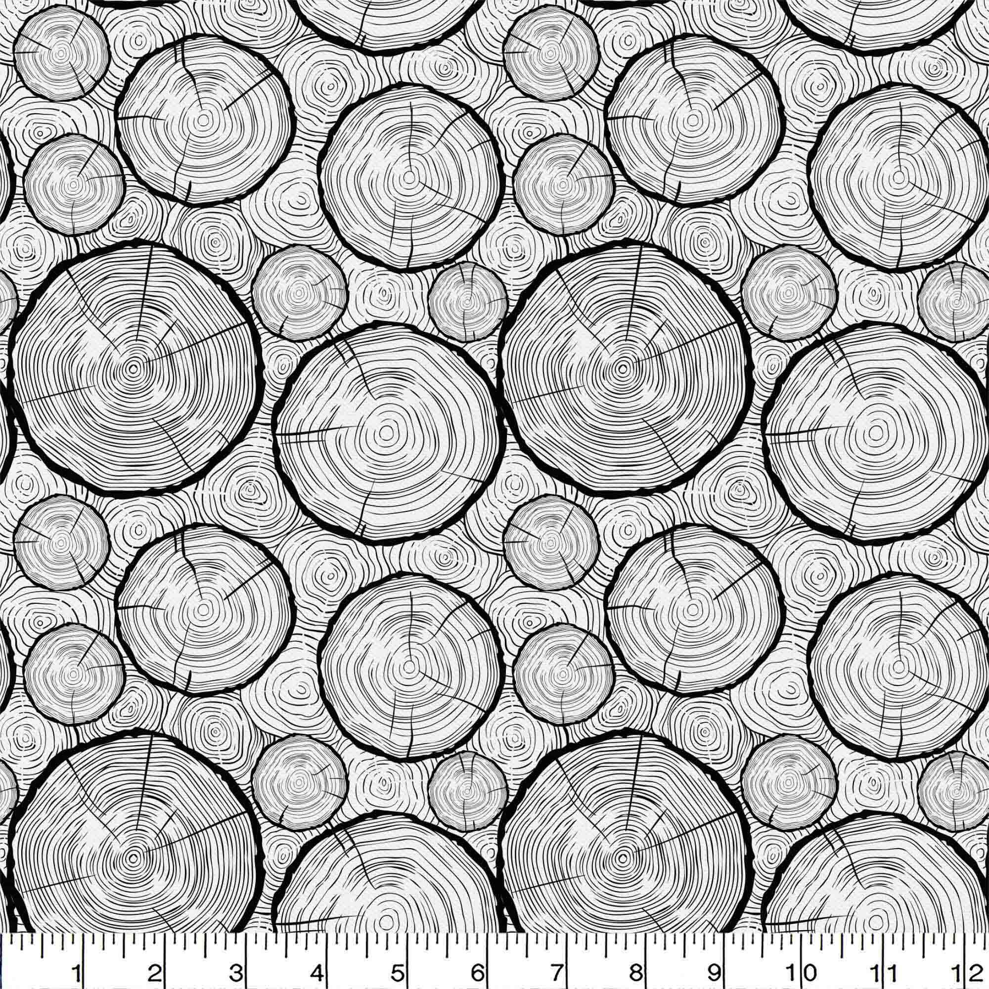 Emma & Mila® Hudson Collection Wood Precut Cotton Fabric, 4ct.