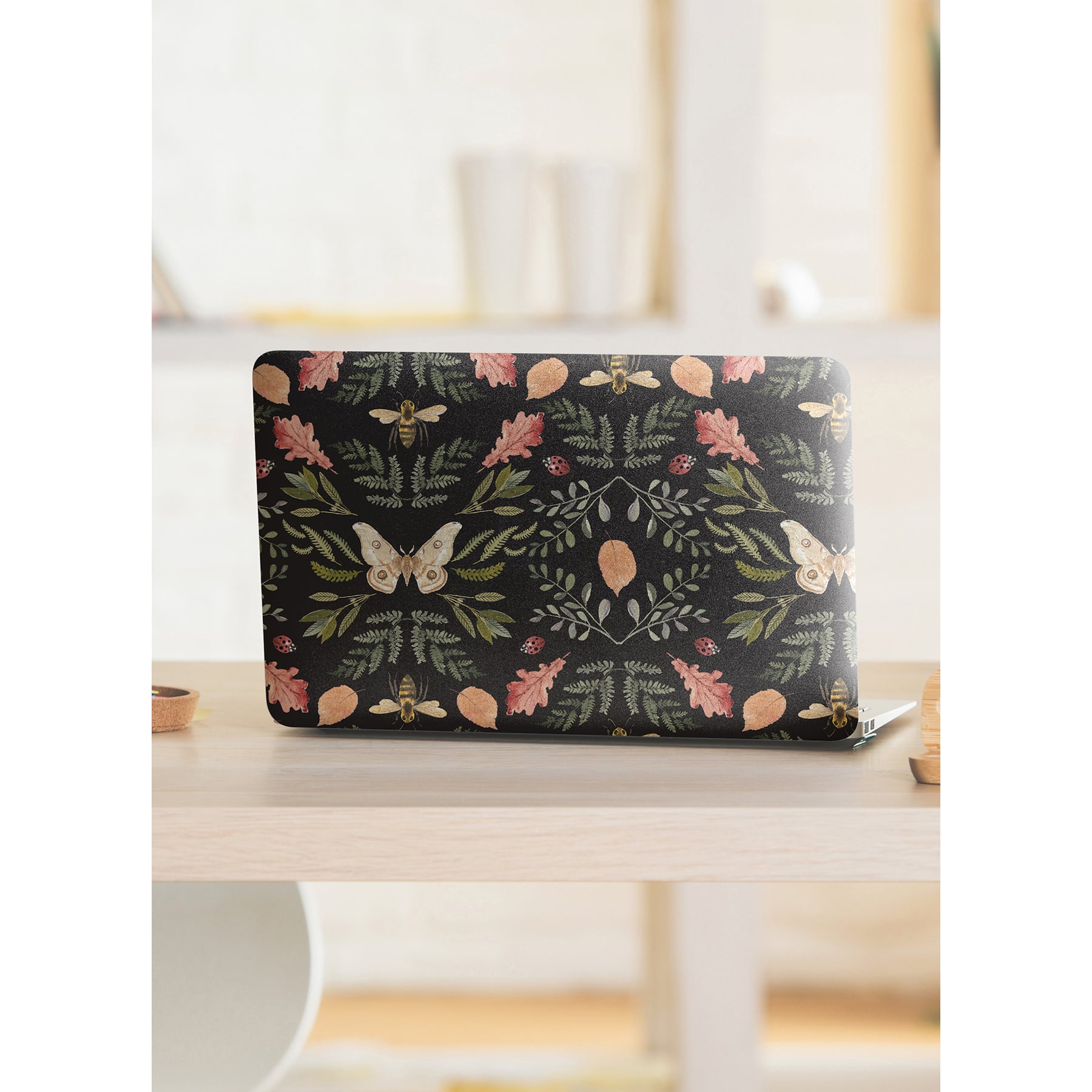 RoomMates Forest Cottage Bee &#x26; Butterfly Peel &#x26; Stick Wallpaper