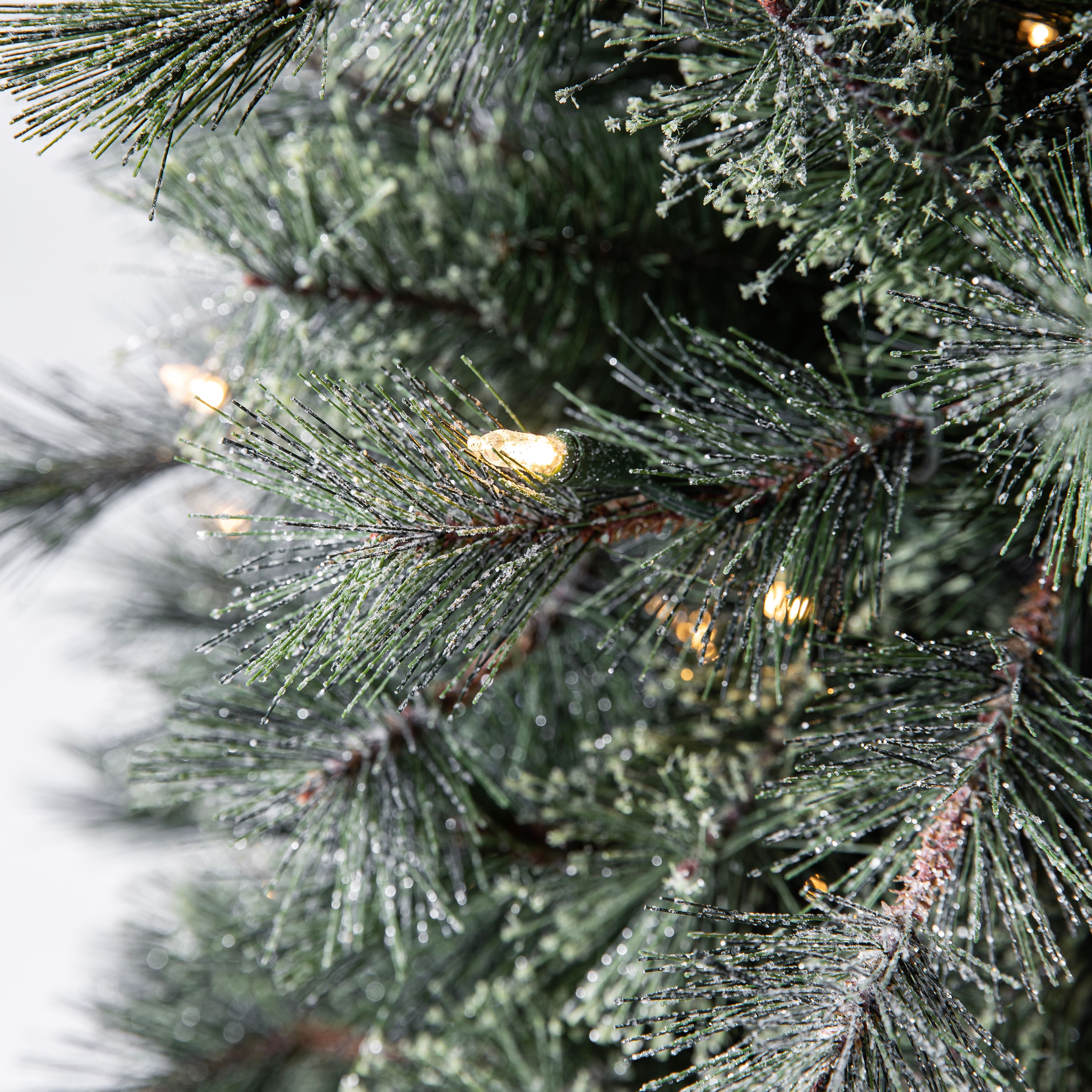 7ft. Pre-Lit Stella Pine Artificial Christmas Tree, Warm White LED Lights by Ashland&#xAE; 