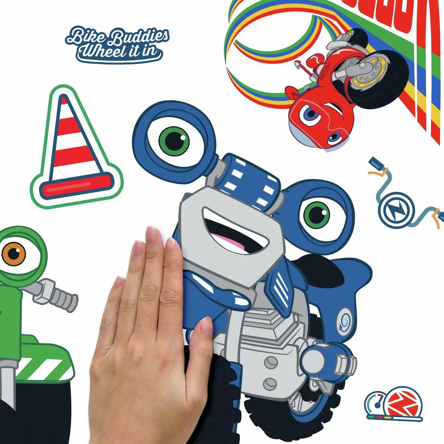 RoomMates Ricky Zoom Peel &#x26; Stick Wall Decals