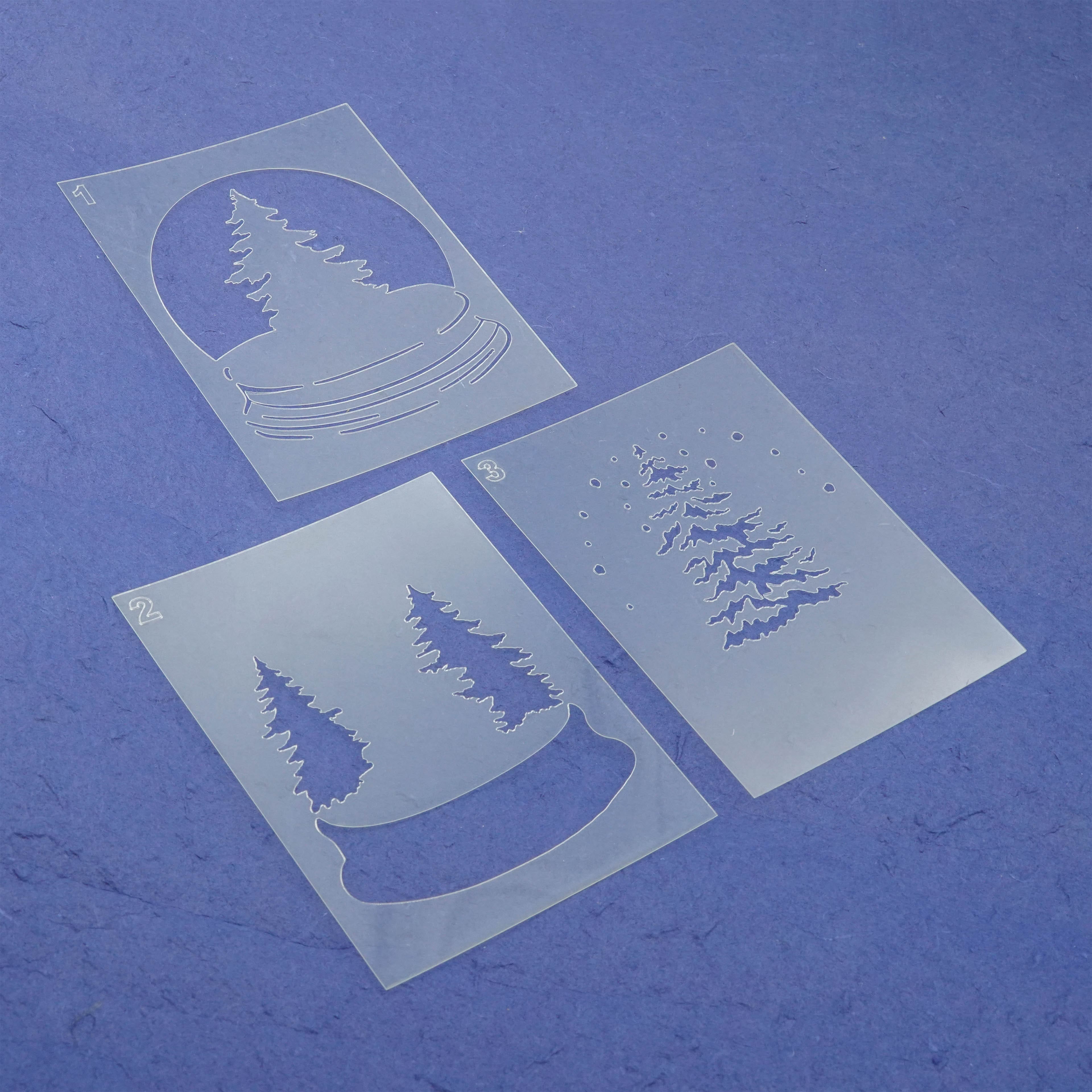 Snow Globe Layering Stencils by Recollections&#x2122;