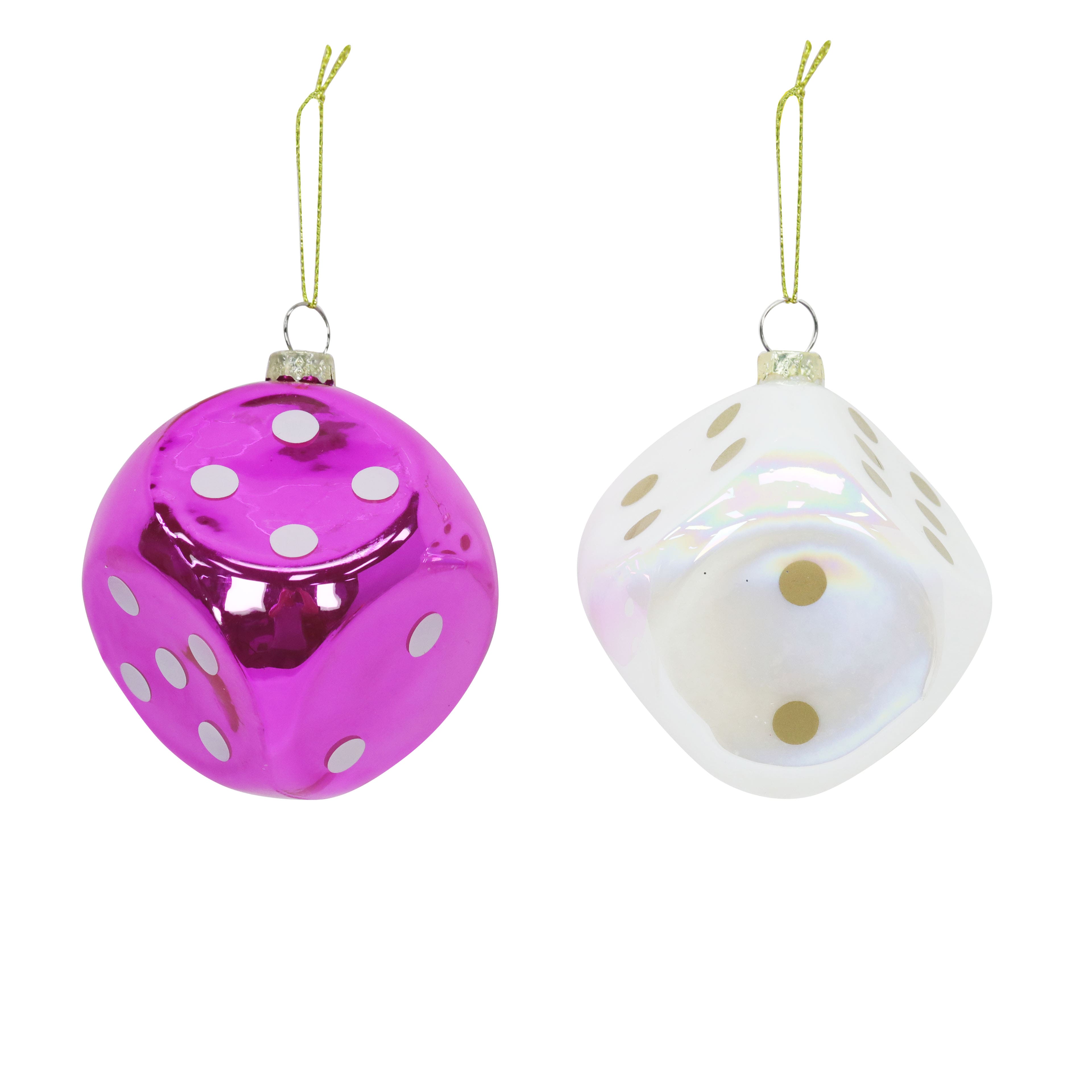 Assorted 3&#x22; Dice Glass Ornament by Ashland&#xAE;