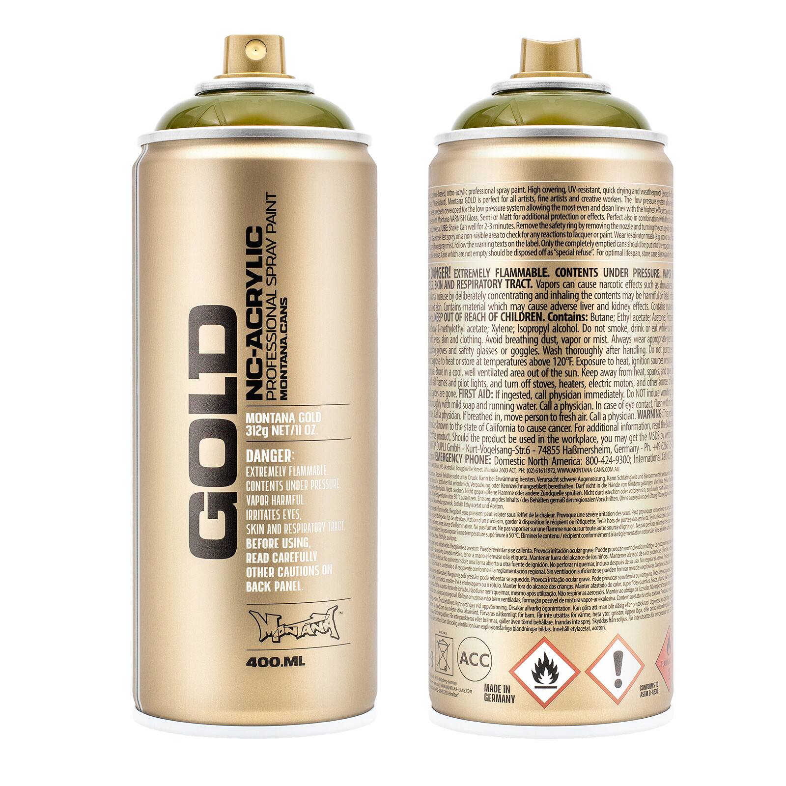 Montana&#x2122; Cans GOLD Transparent Spray Paint, 400mL