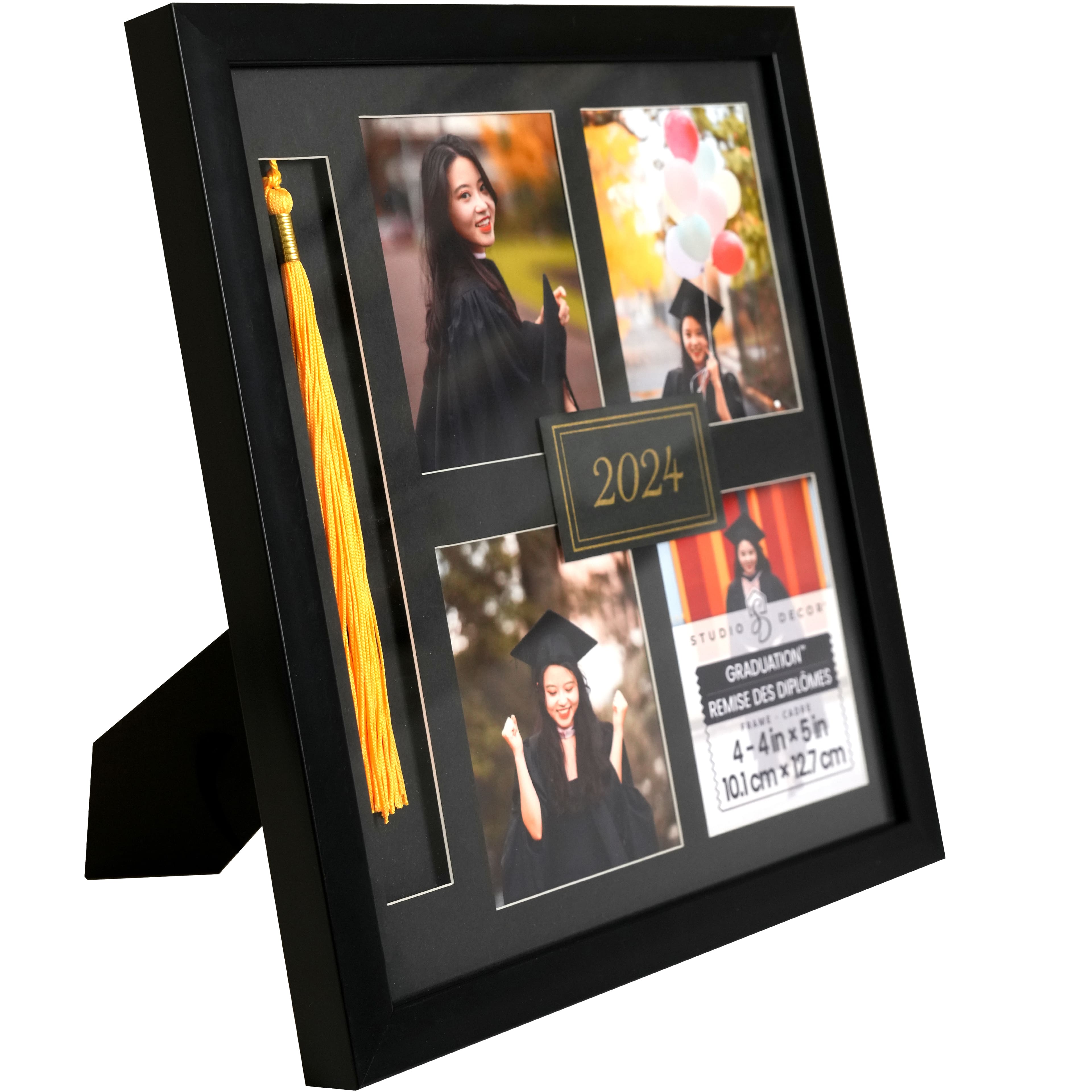 4 Opening Black 12&#x22; x 13&#x22; 2024 Frame with Mat, Graduation&#x2122; by Studio D&#xE9;cor&#xAE;