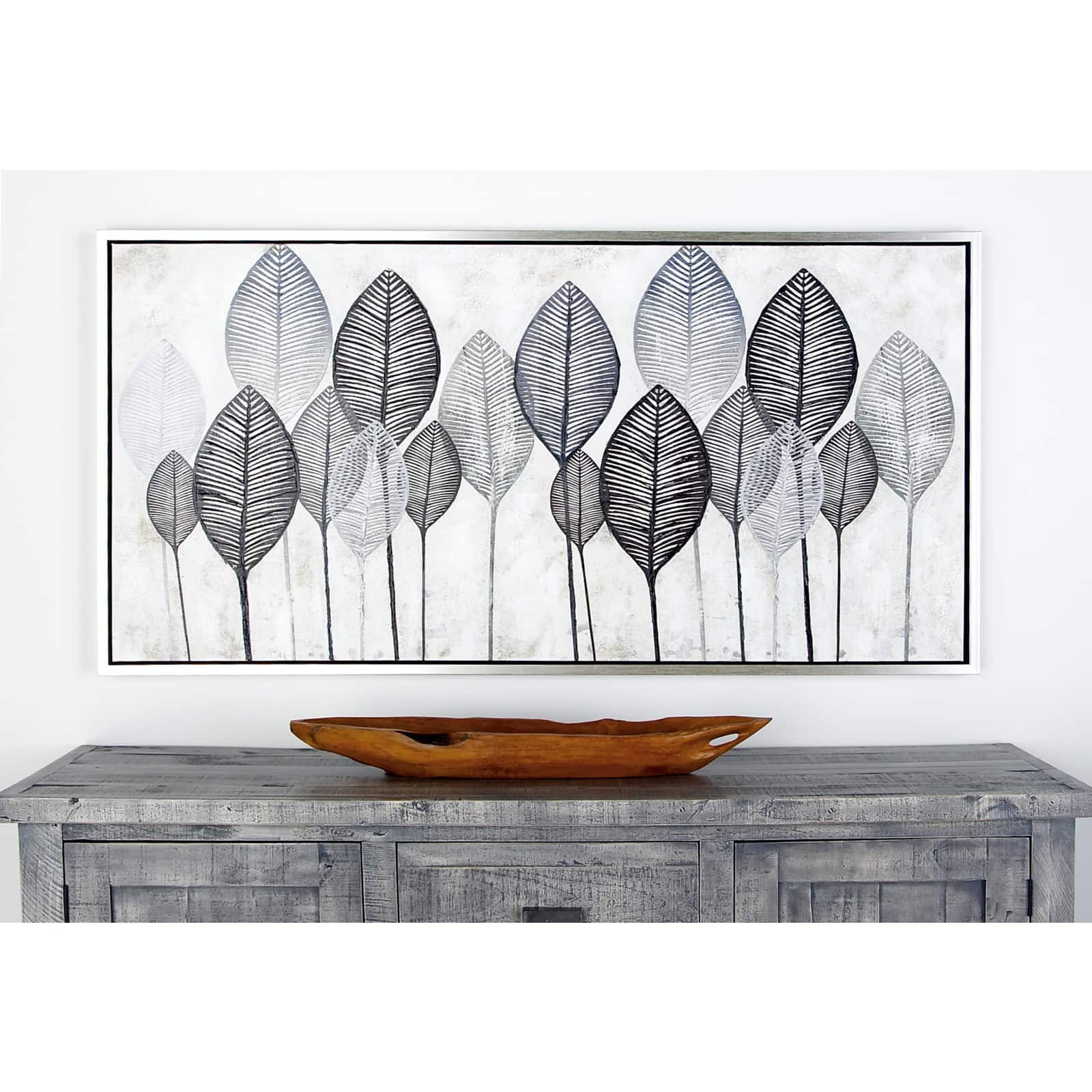Brown Teak Wood Rustic Tray
