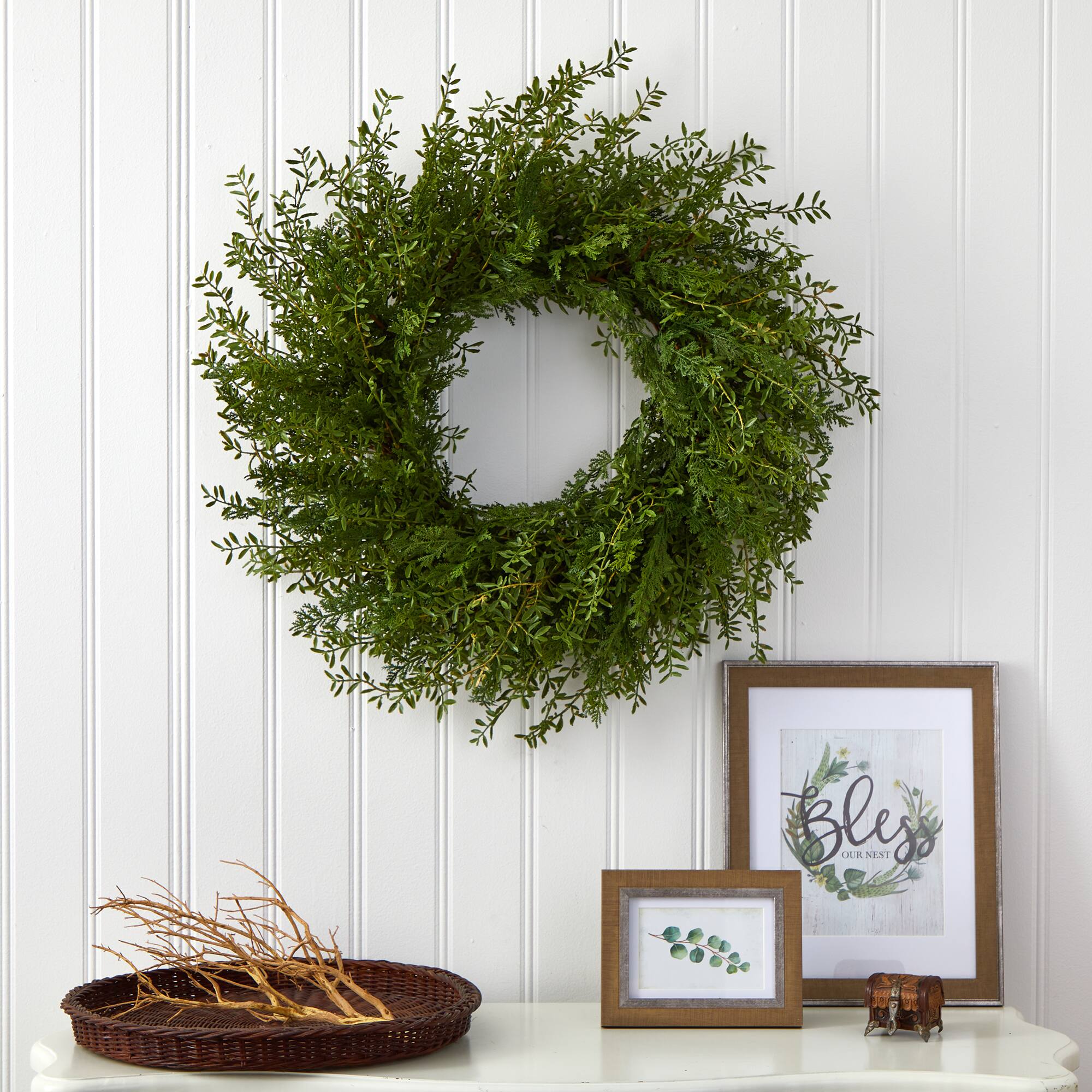 27&#x27;&#x27; Mixed Grass Wreath