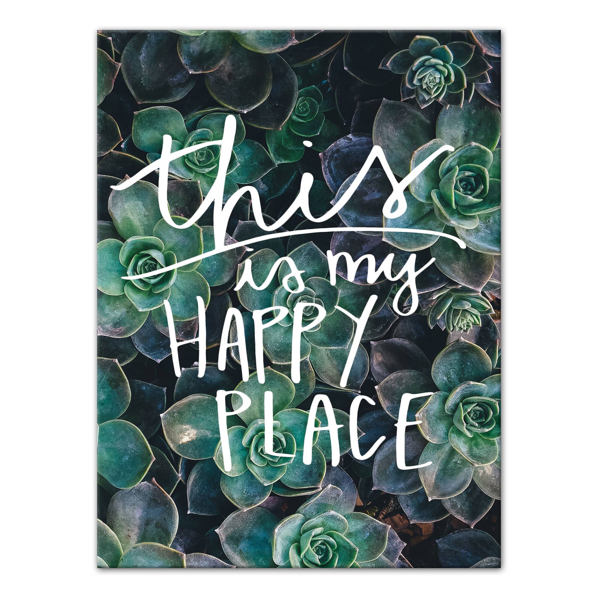 This Is My Happy Place 12" x 16" Canvas Wall Art