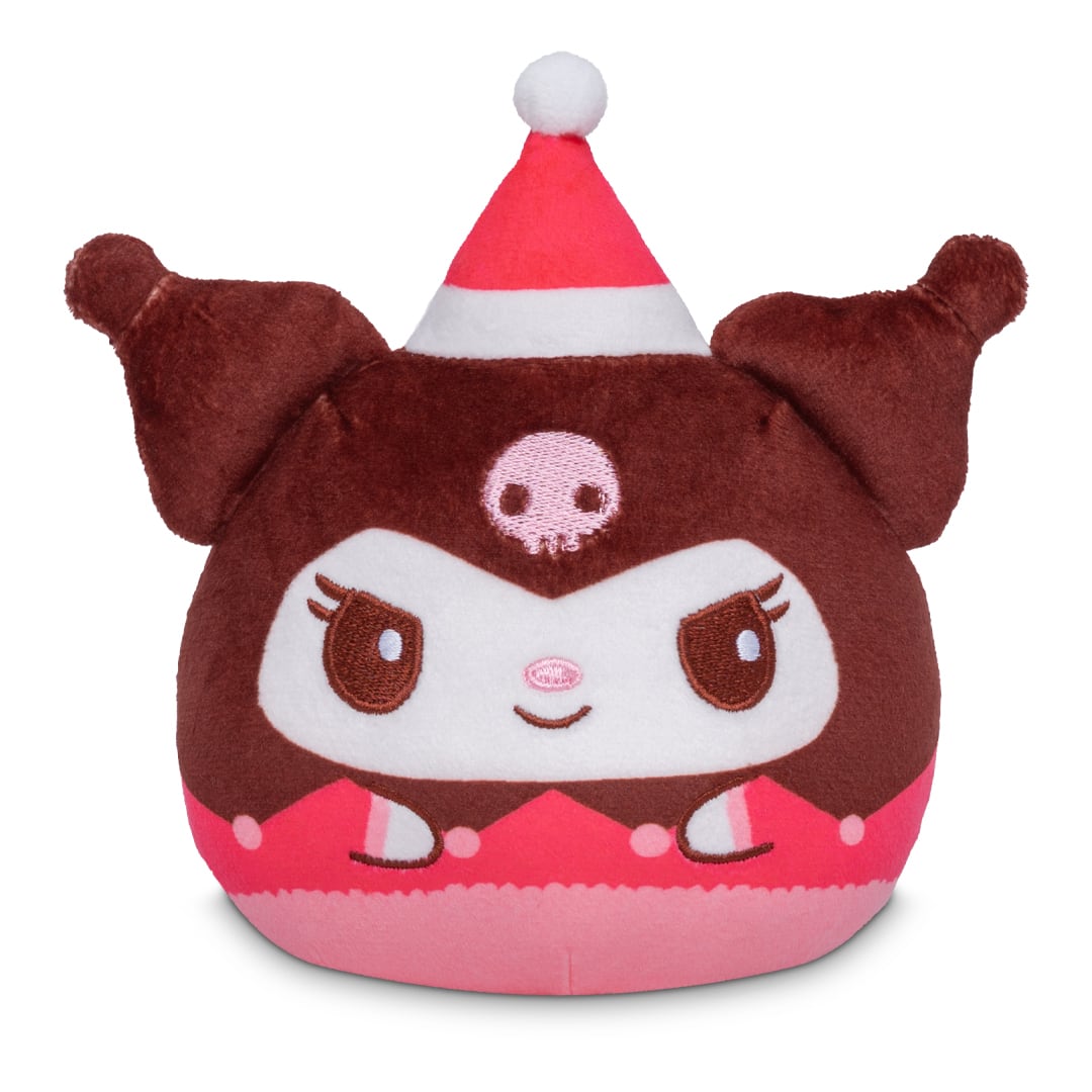 4" Kuromi Present & Hat Holiday Reversible Plushie