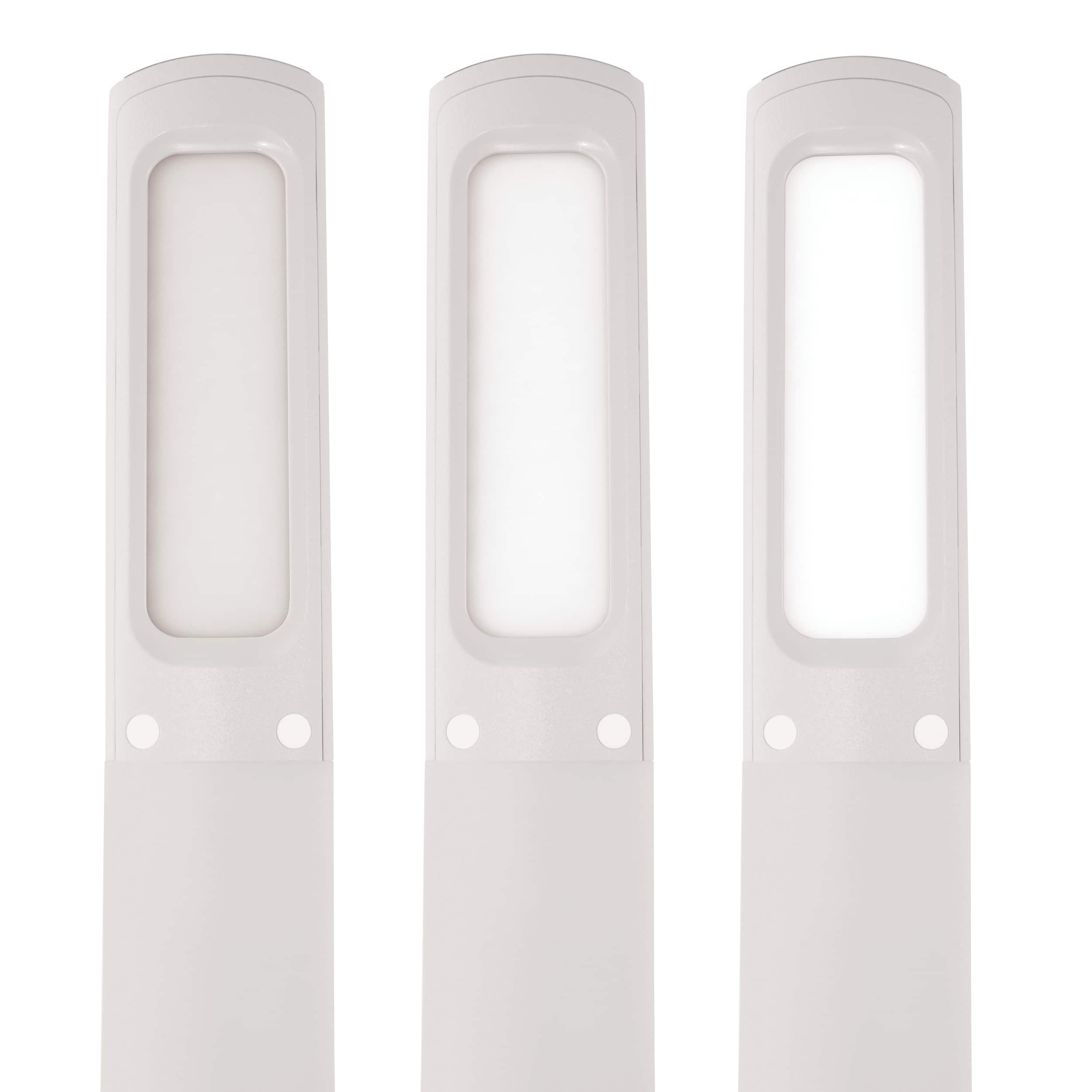 OttLite 16.5" White LED Craft Anywhere Rechargeable Desk Lamp