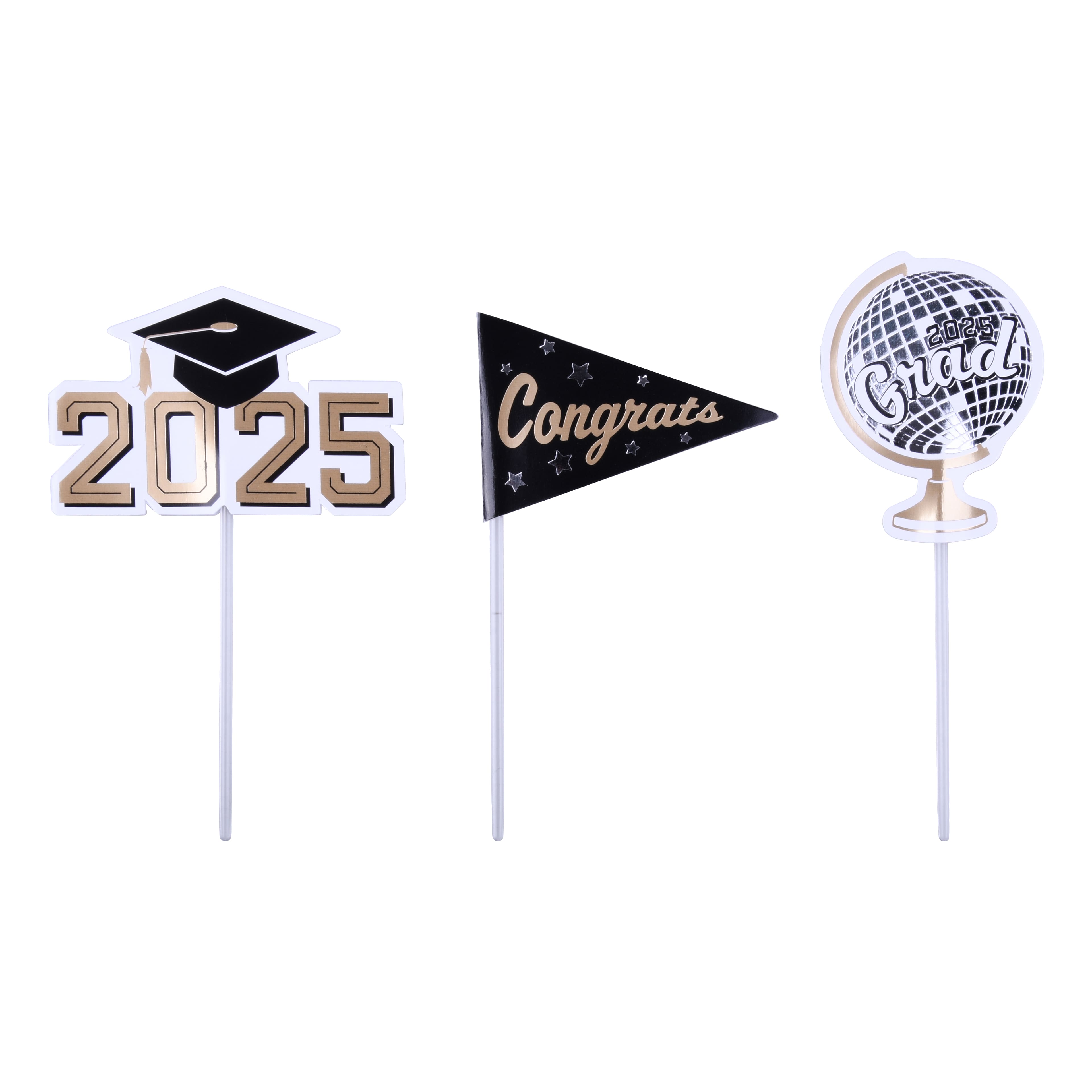 2025 Graduation Cupcake Toppers by Celebrate It&#xAE;