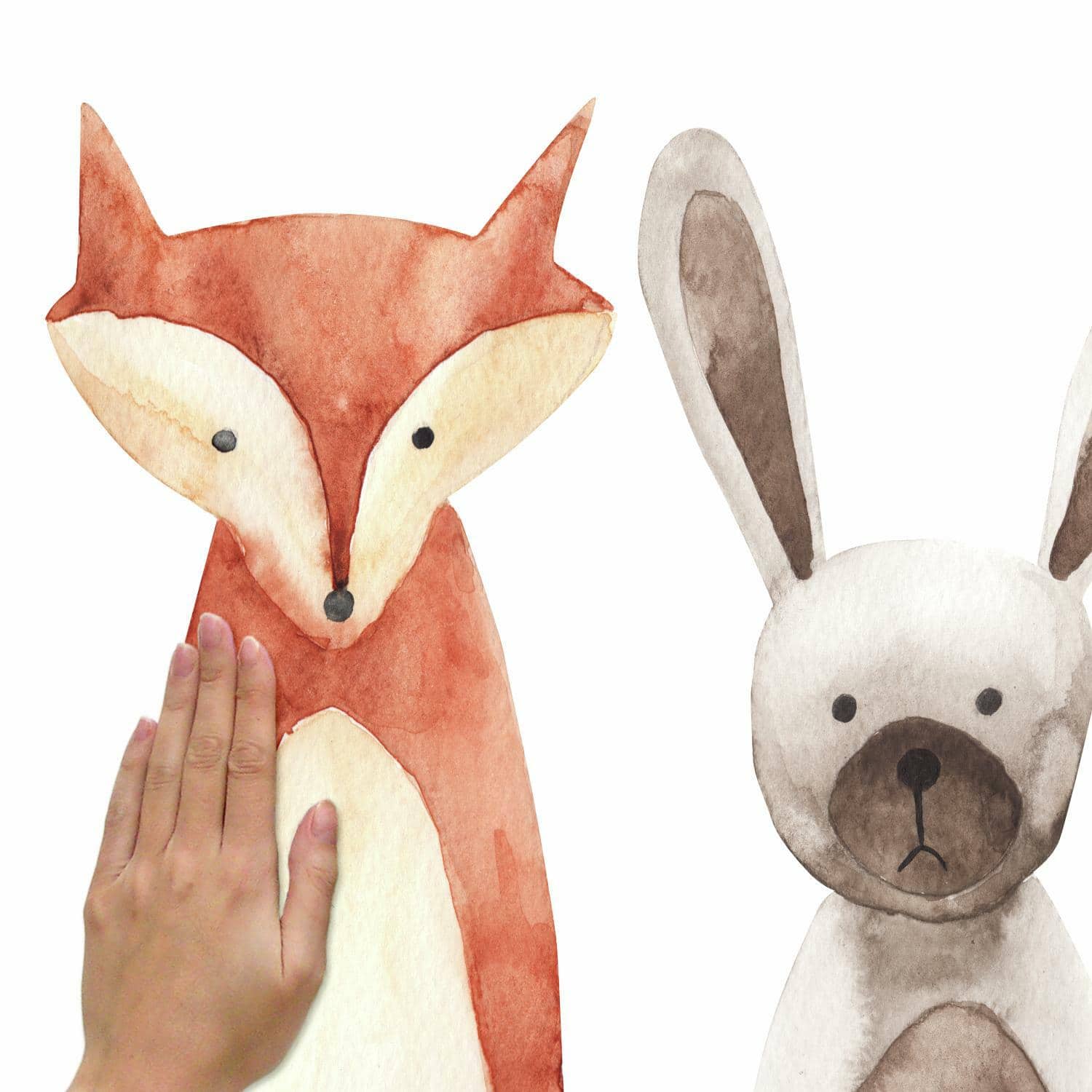 RoomMates Watercolor Woodland Critters Peel & Stick Decals