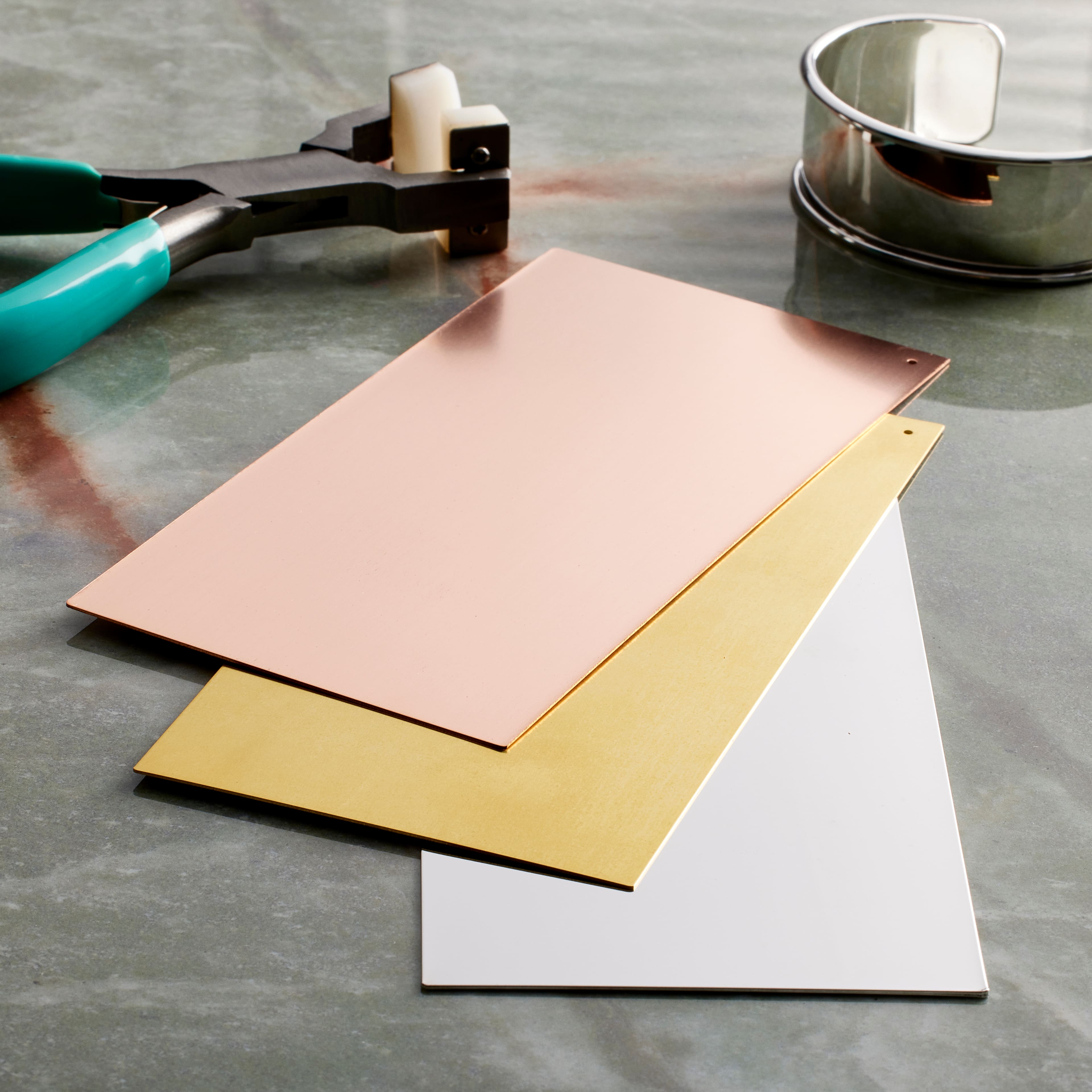 Multi-Color Brass Metal Sheets By Bead Landing&#x2122;