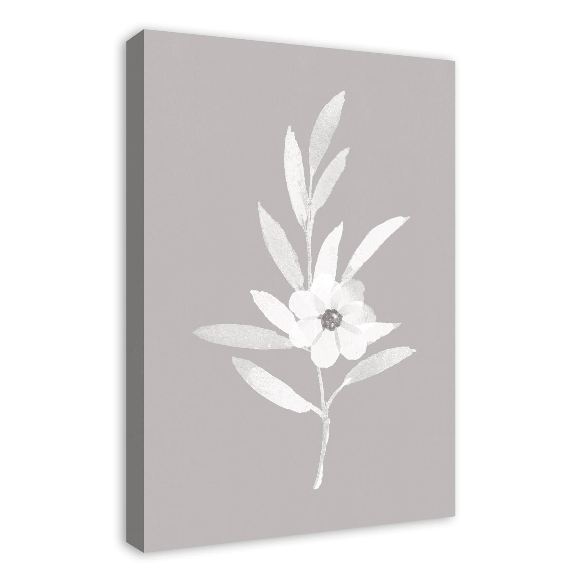 Soft White Botanicals 20" x 30" Canvas Wall Art