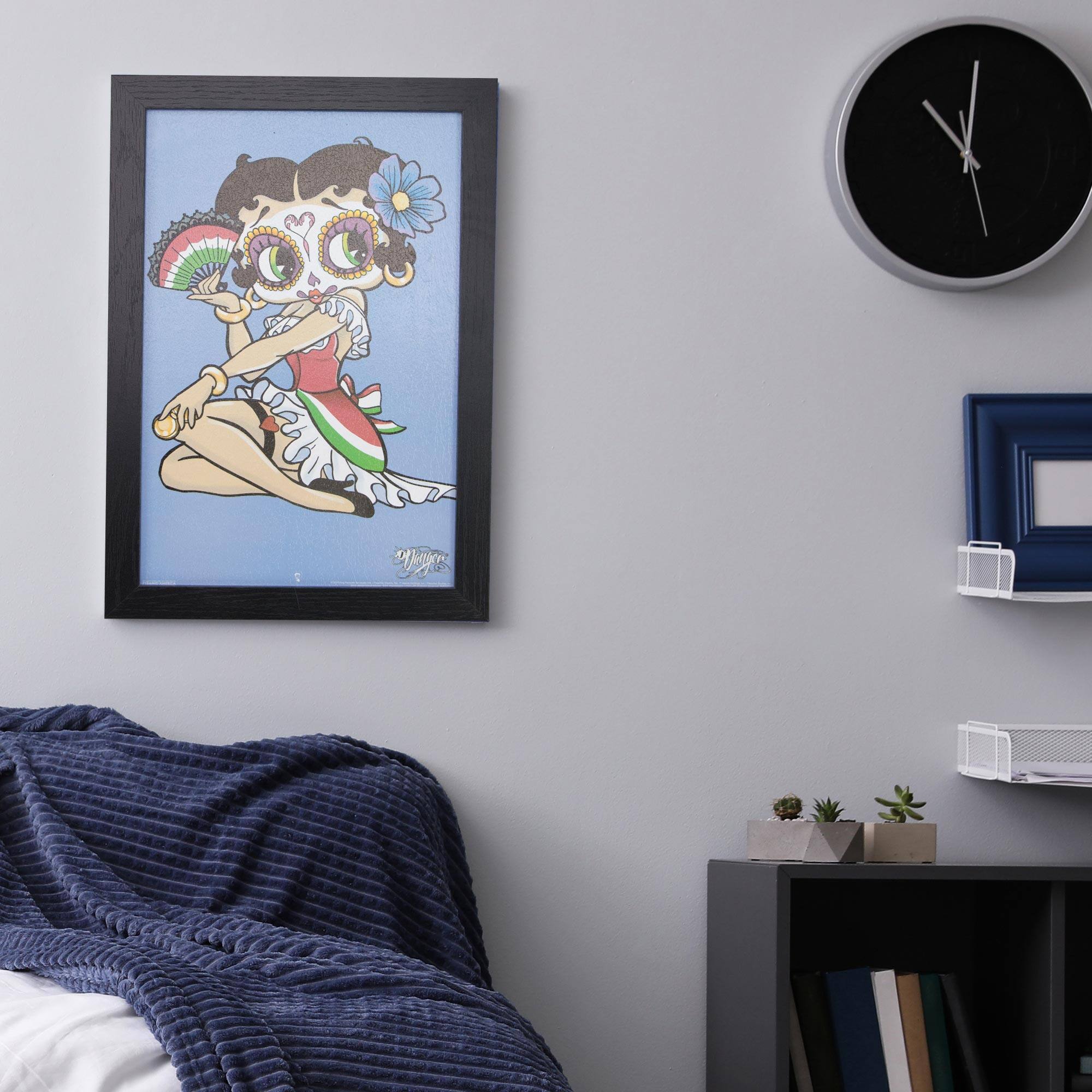 Betty Boop&#x2122; Sugar Skull Framed Wall Art