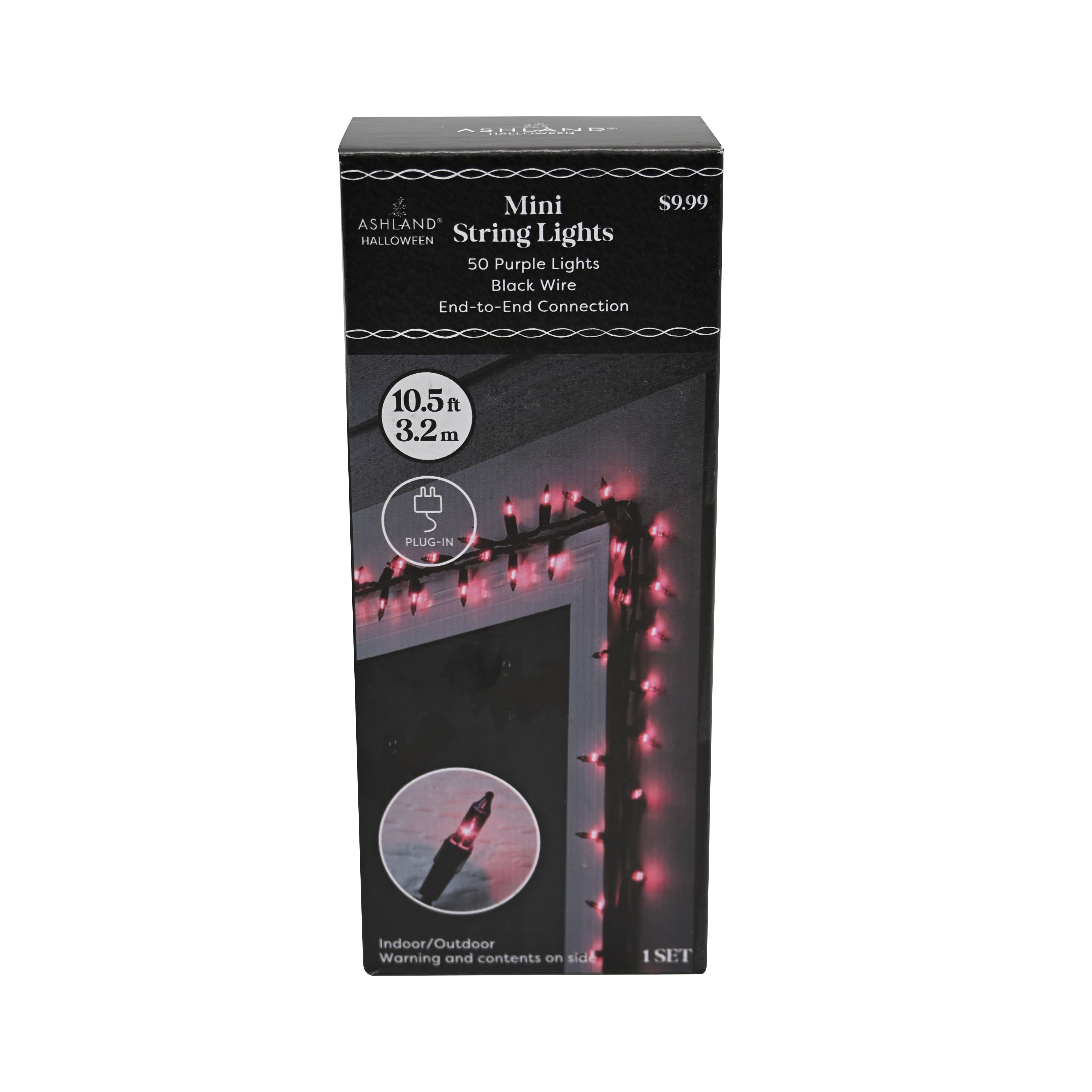 10.5ft. Mini Purple String Lights by Ashland®