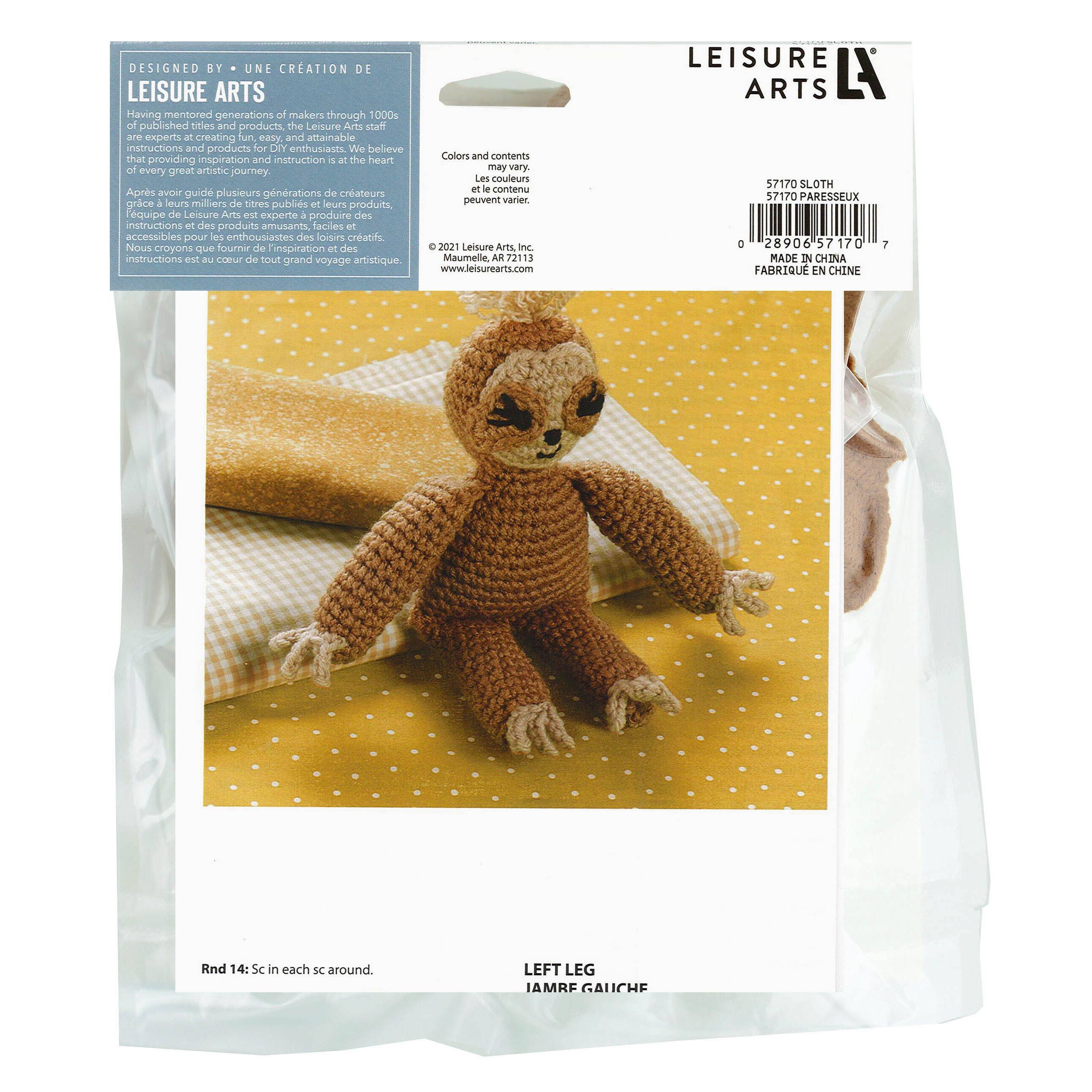 Leisure Arts&#xAE; Make A Little Friend Sloth Kit