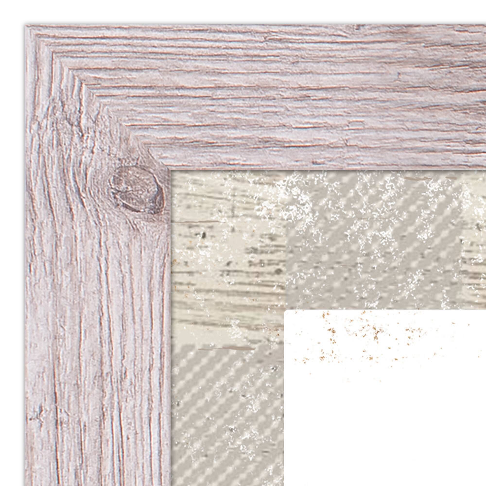 Gray Buffalo Check Holiday Phrases Print in Western White Frame