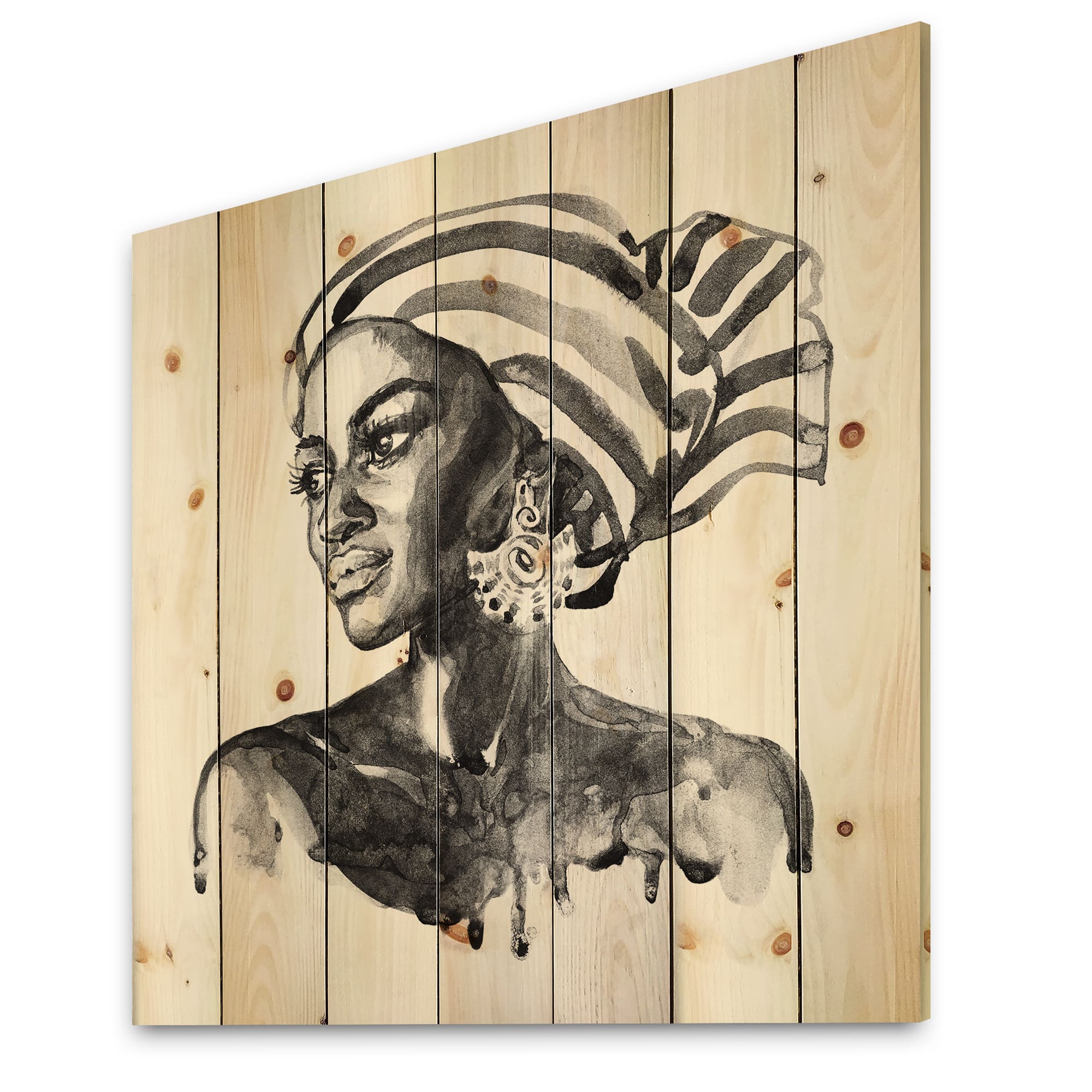 Designart - Portrait of African American Woman XII