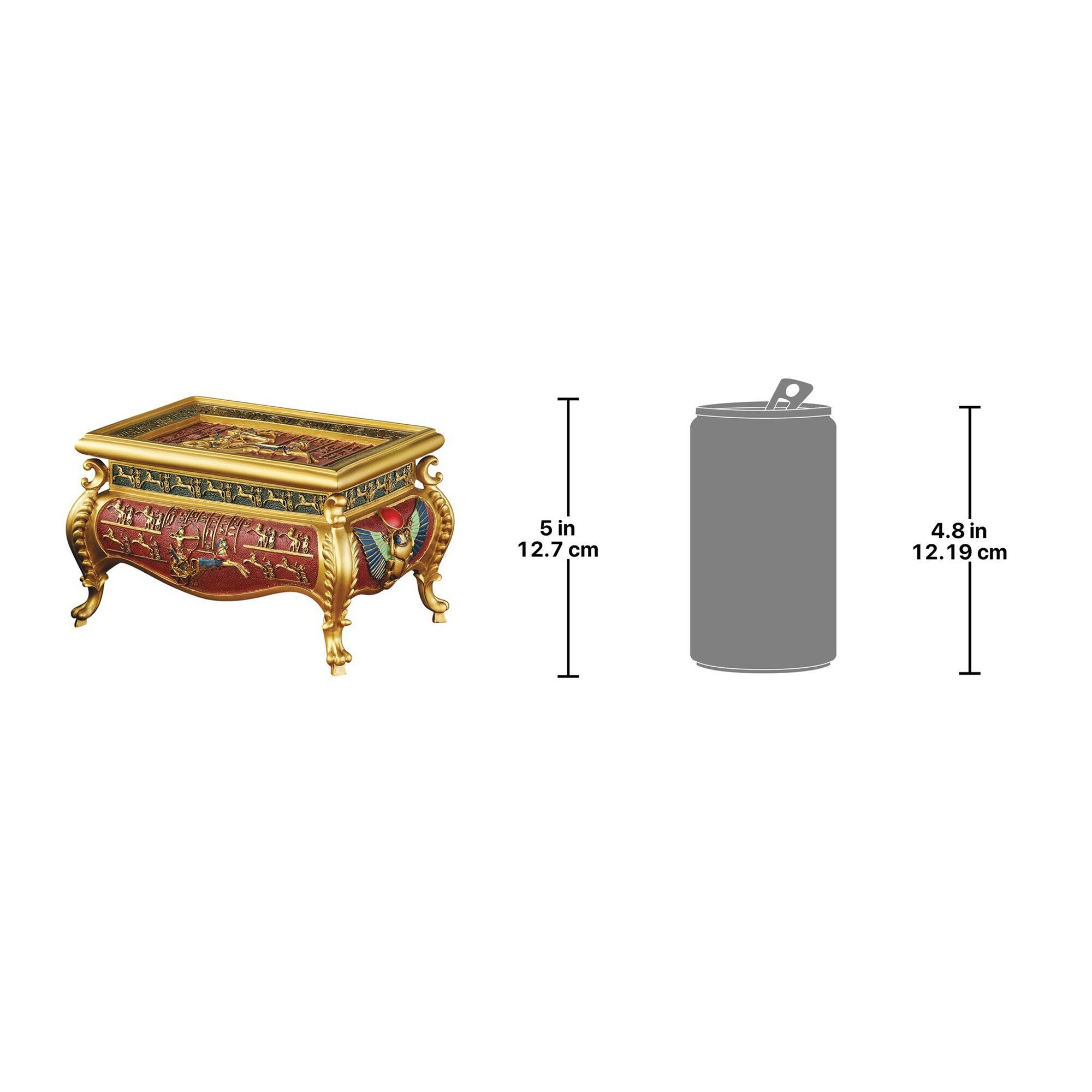 9&#x22; The Pharaoh&#x27;s Chariot Treasure Box