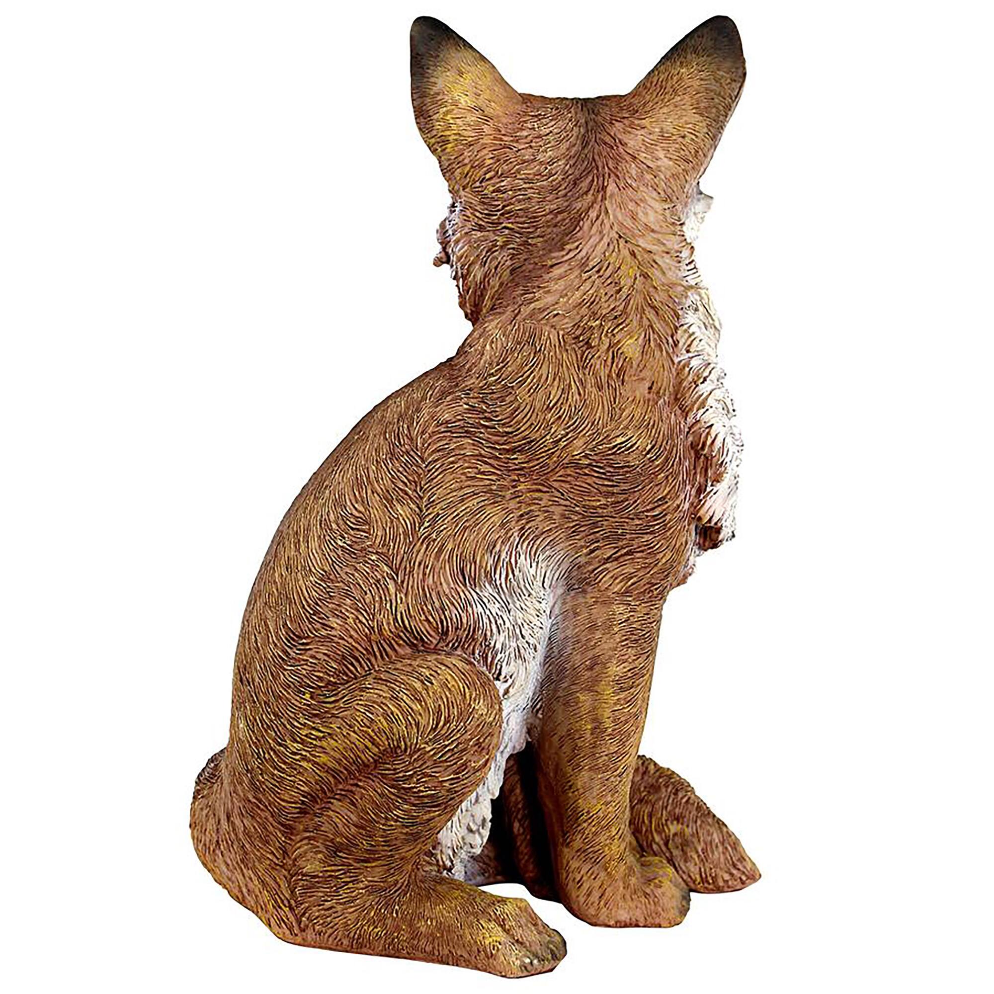 Design Toscano 15" Fabian the Flamboyant Fox Garden Statue
