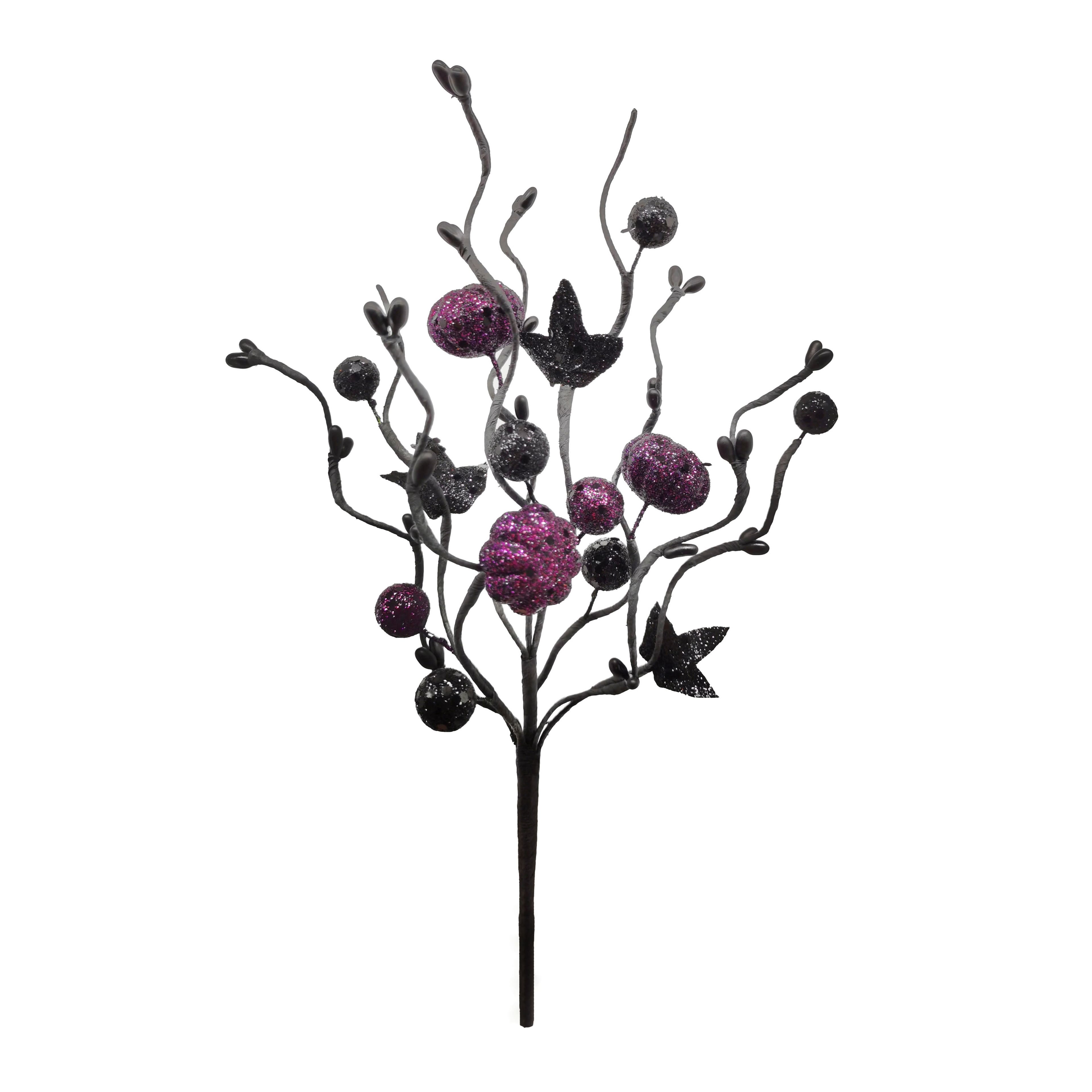 11&#x22; Black &#x26; Purple Pumpkin &#x26; Berry Pick by Ashland&#xAE;