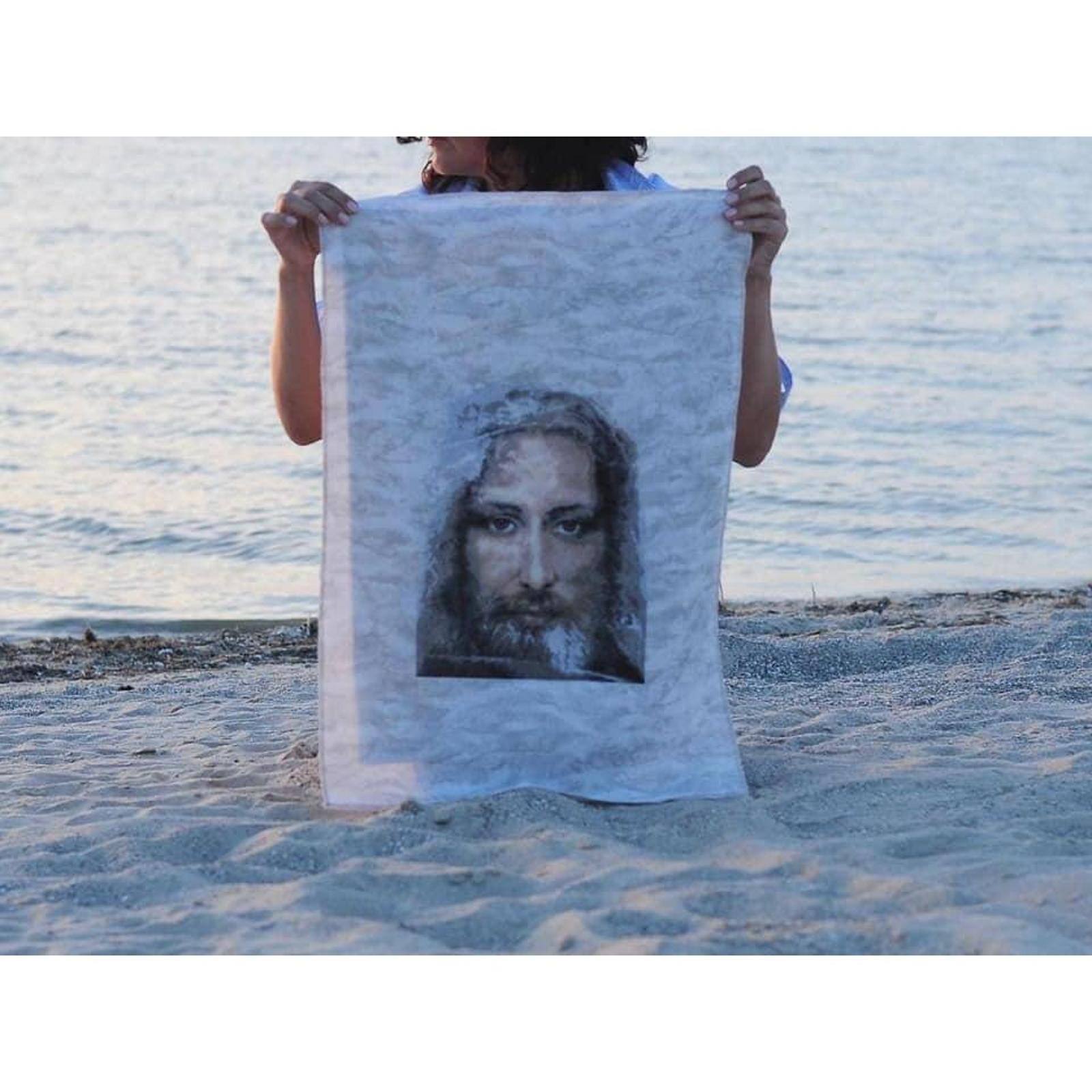 Charivna Mit Cross Stitch Kit Sacred Relic Of Christians - Turin Shroud - Truthful Image Of Our Lord Jesus Christ