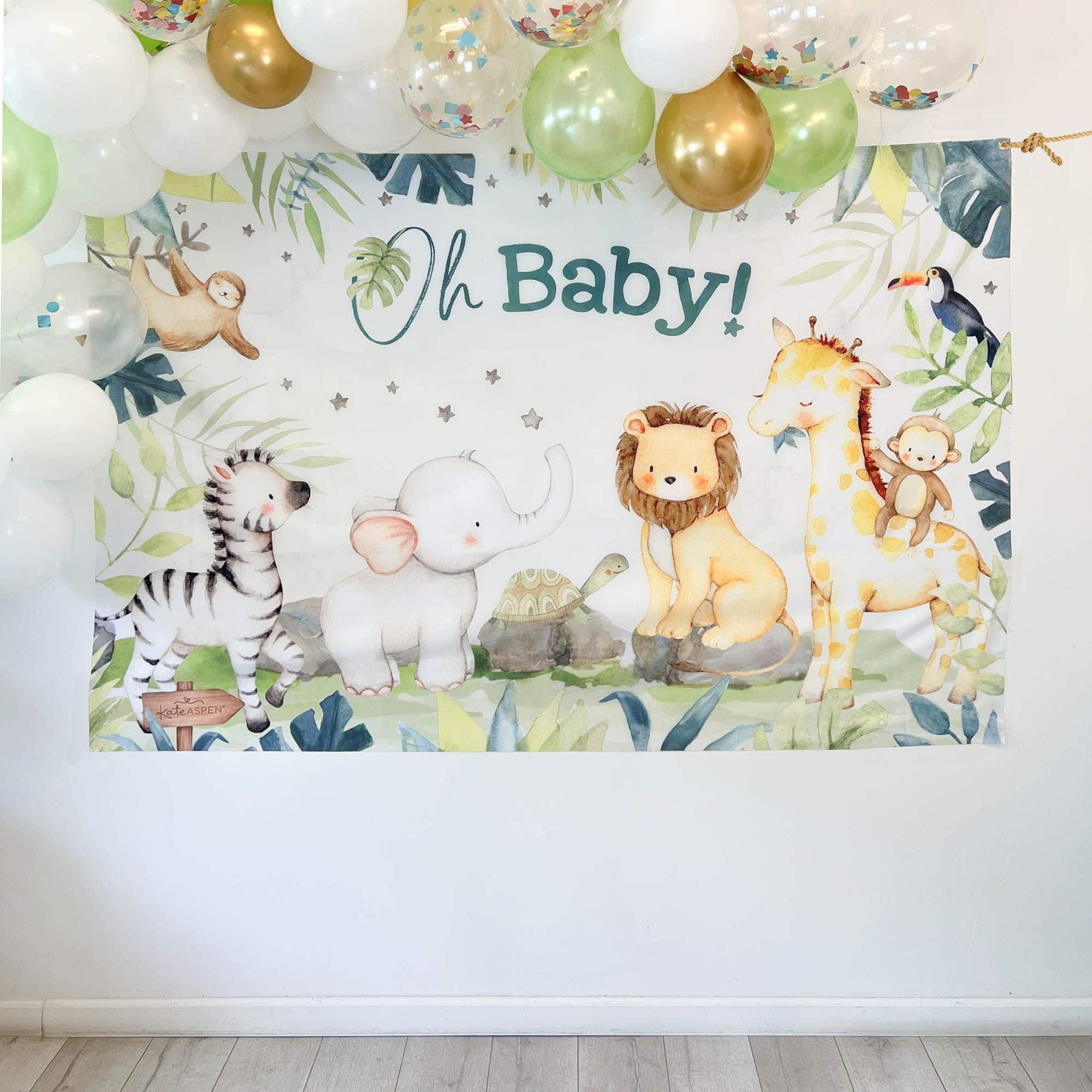Kate Aspen&#xAE; Safari Baby Shower Photo Backdrop