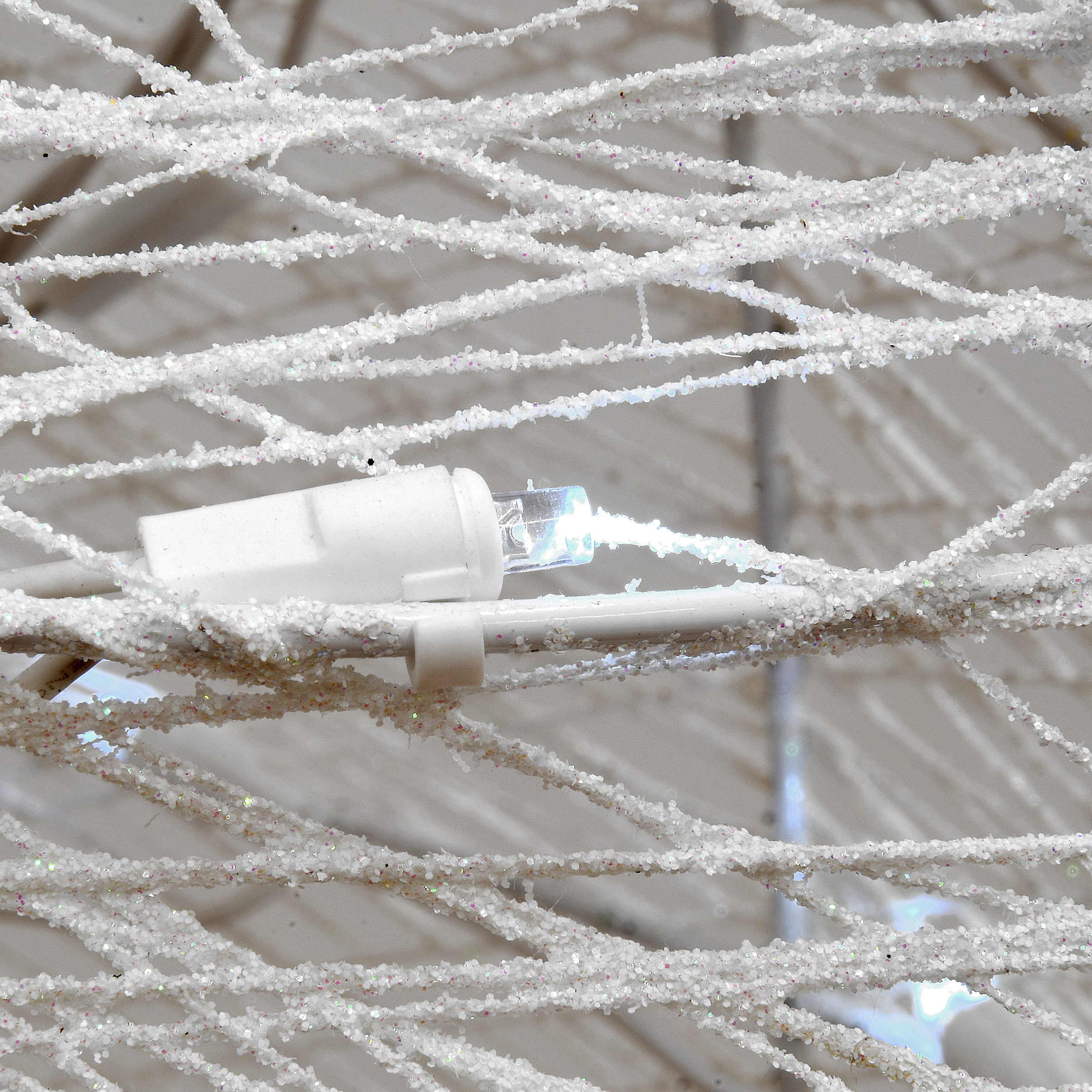 36" Pre-Lit Sisal Snowman Decoration