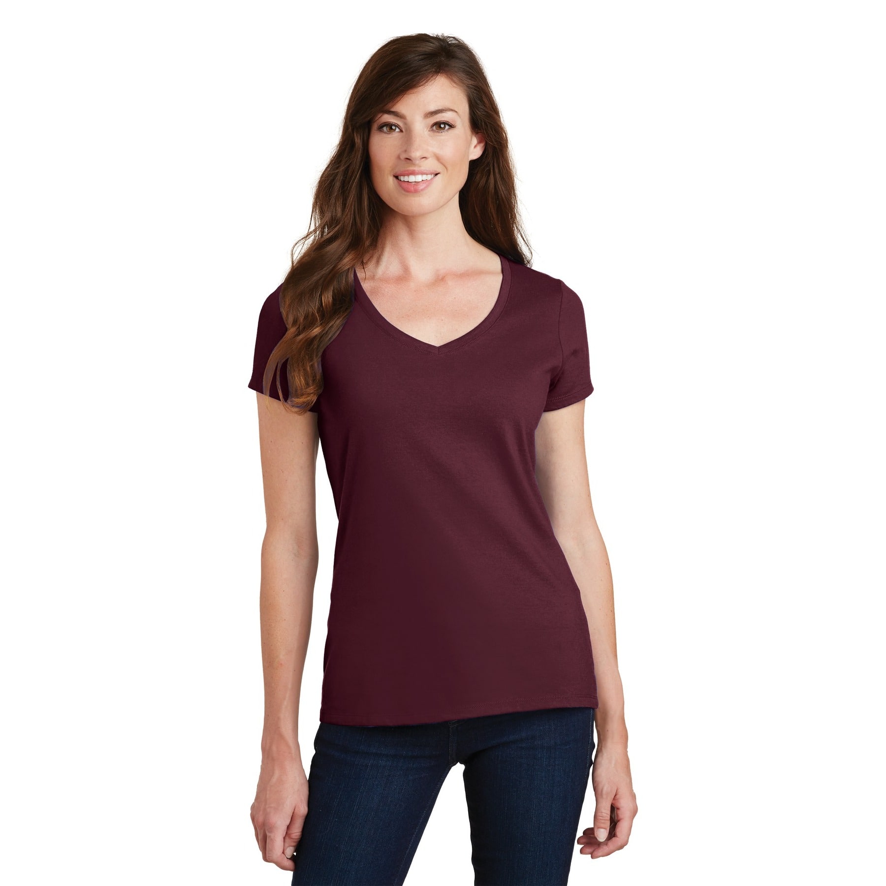 Port & Company® Fan Favorite™ Ladies V-Neck T-Shirt