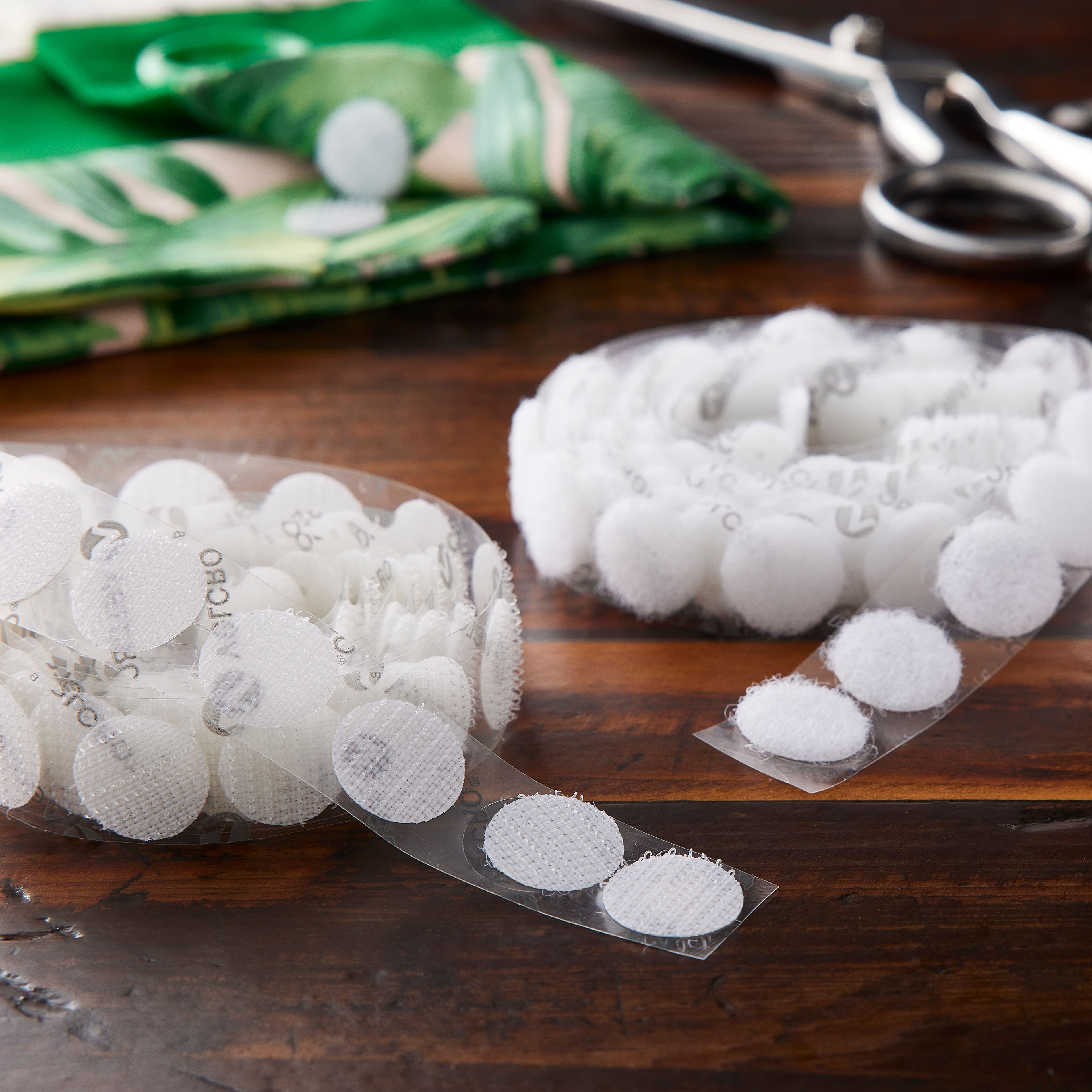 VELCRO® Brand Sticky Back Coins, 75 Sets