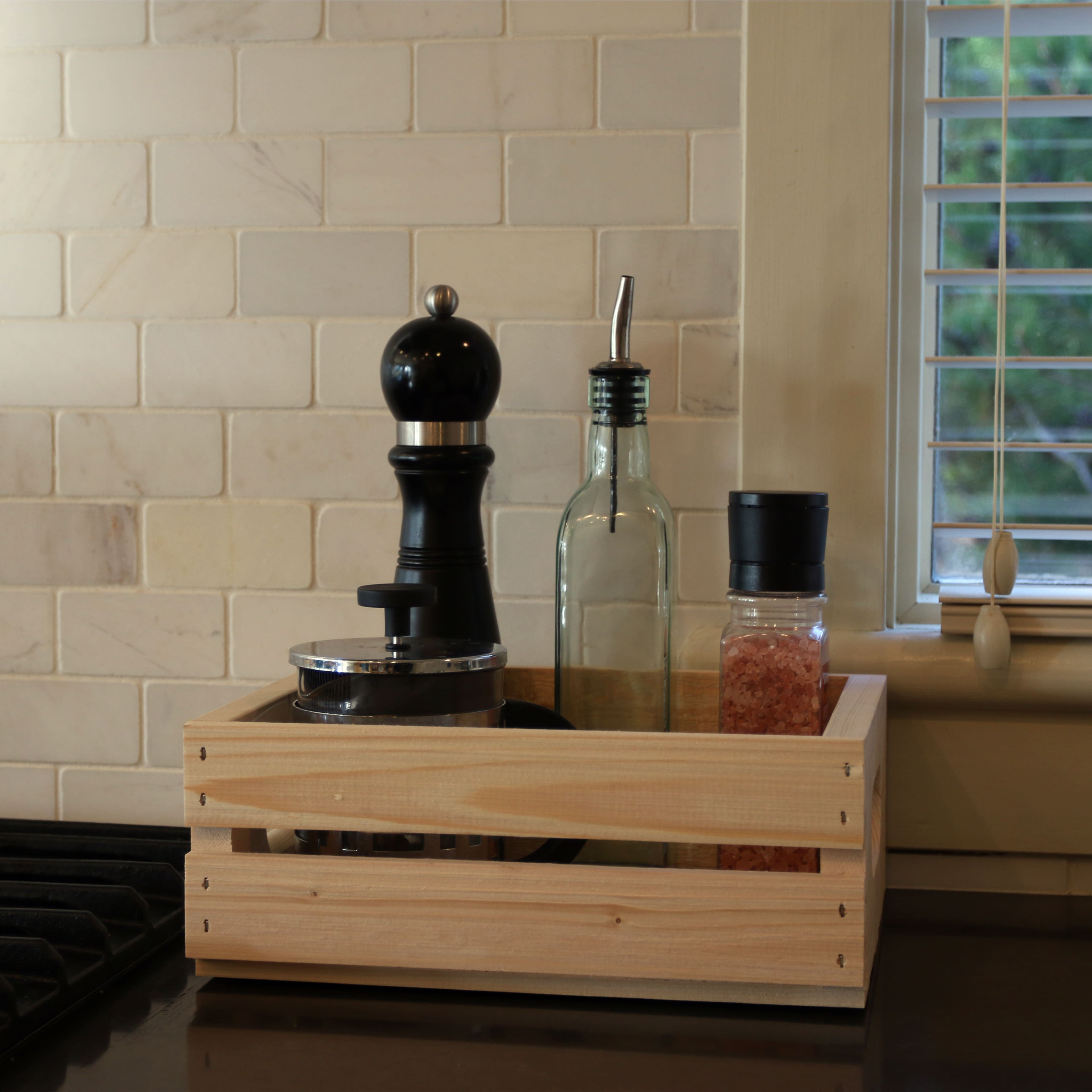 12" x 9.5" Pine Wood Crate by Make Market®