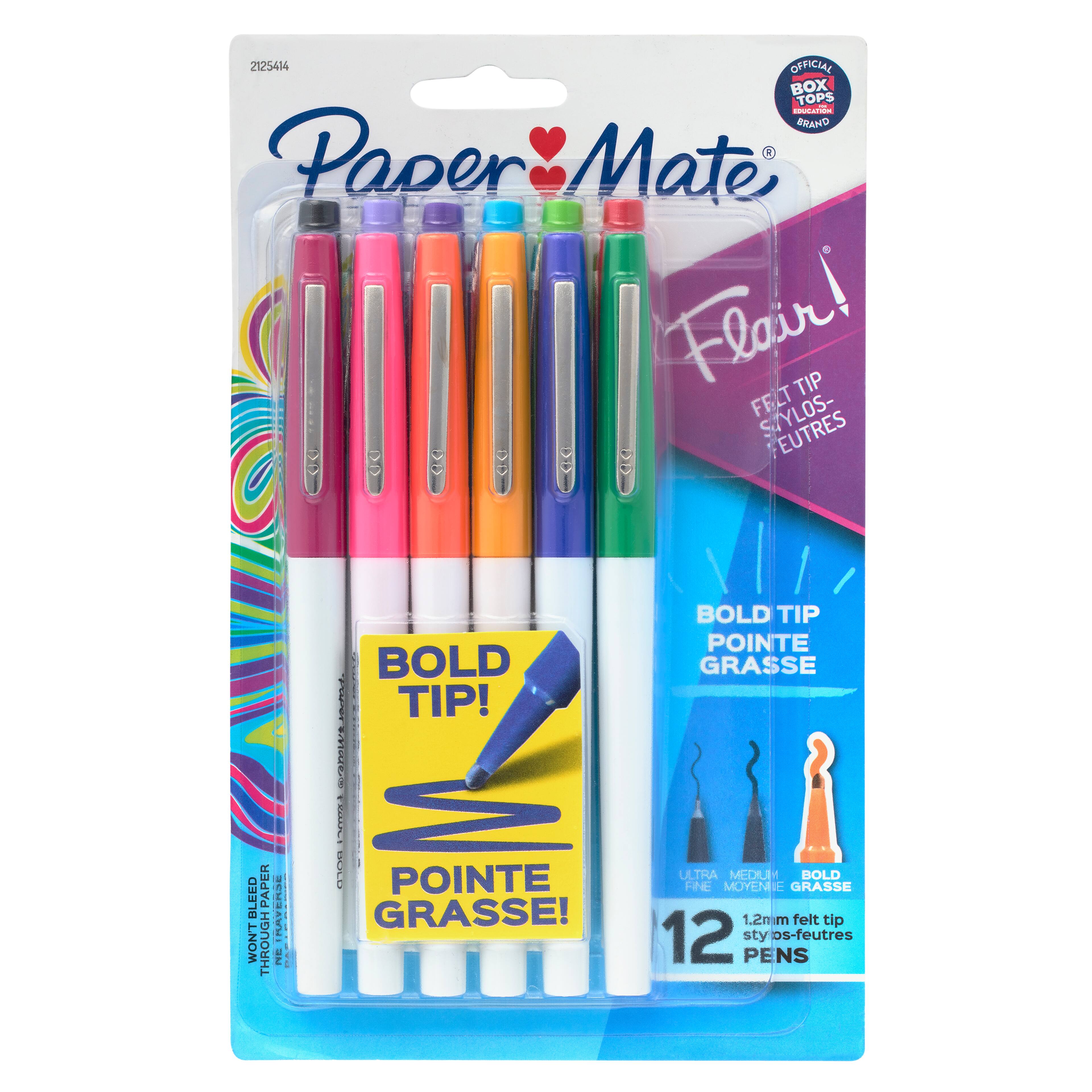 Paper Mate&#xAE; Flair&#xAE; 12 Color Bold Tip Pen Set